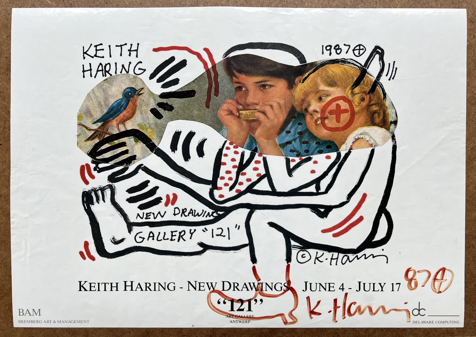 Keith Haring, 'New Drawings' (Gallery 121), 1987