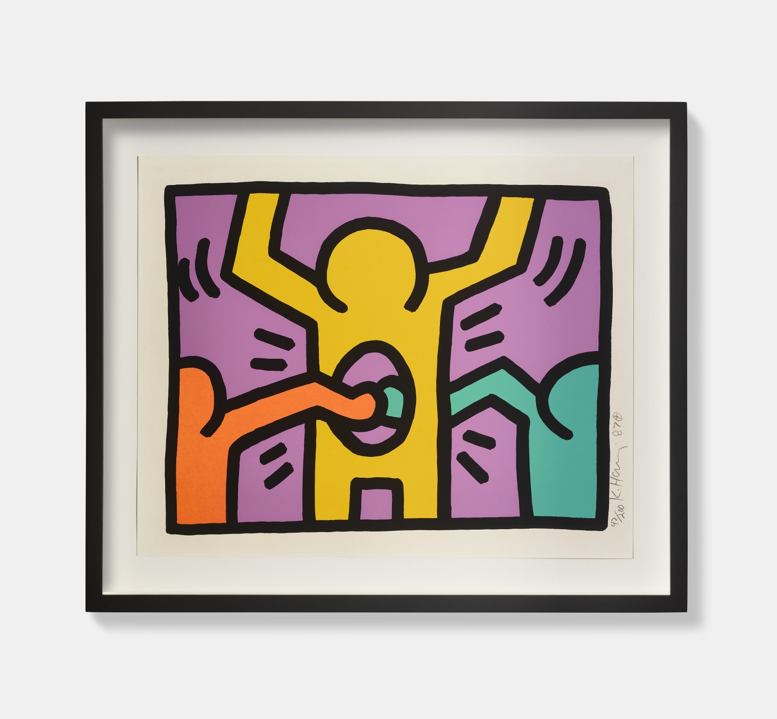 Keith Haring, Untitled (from Pop Shop I), 1987