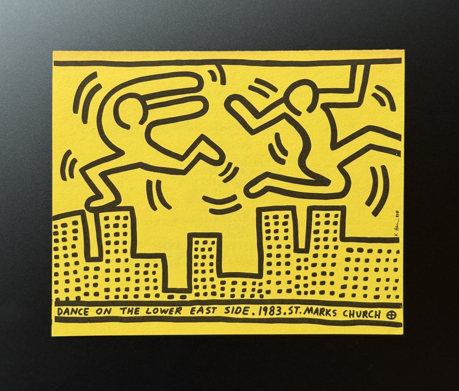Keith Haring, 'DANCE ON THE LOWER EAST SIDE' (Preview Invitation + Program), 1983