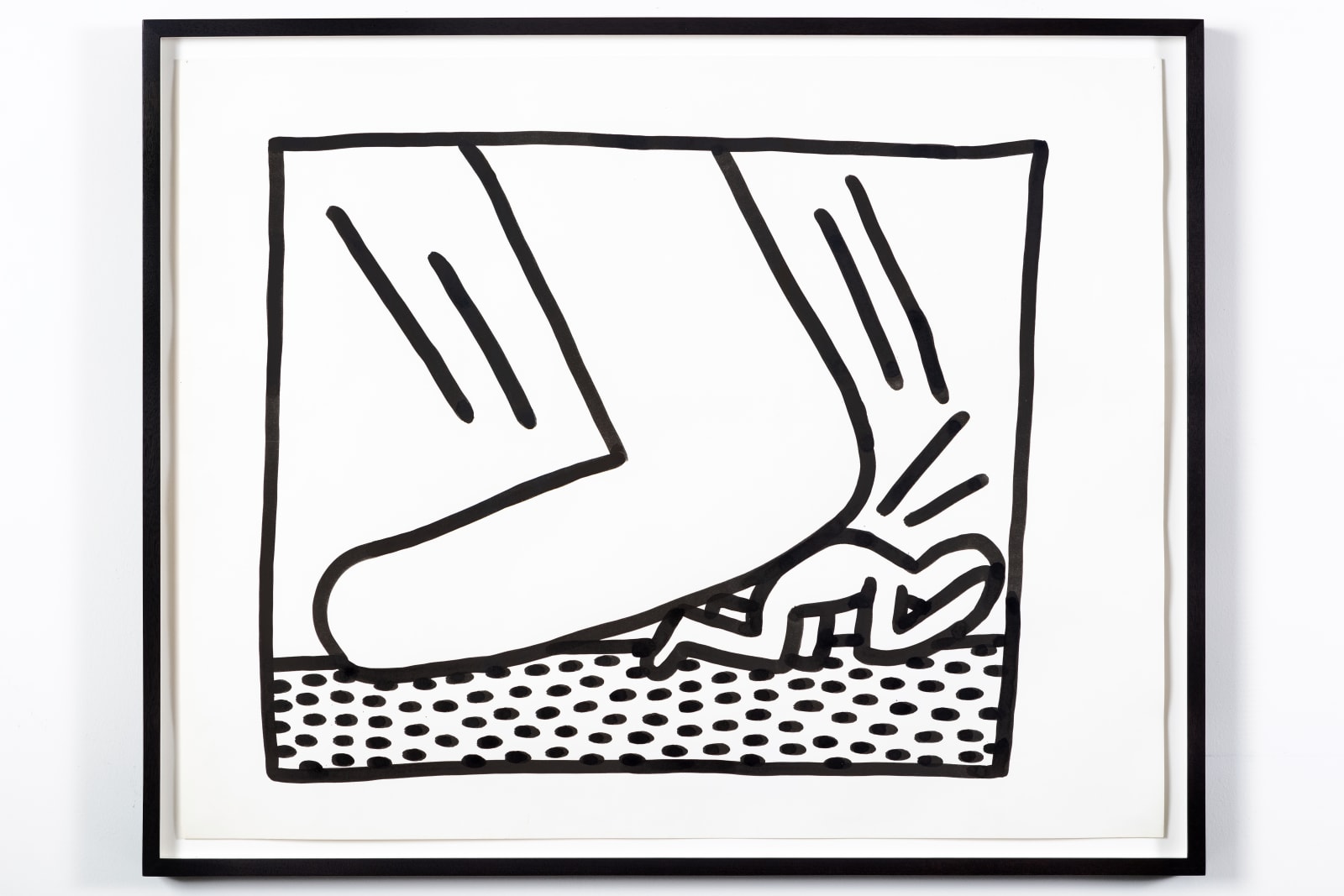 Keith Haring, Untitled (‘Man under Foot’), 1982