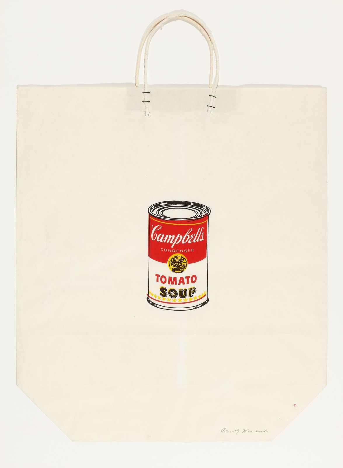 Andy Warhol, Campbell's Soup Can on Shopping Bag, 1964 Artificial Gallery