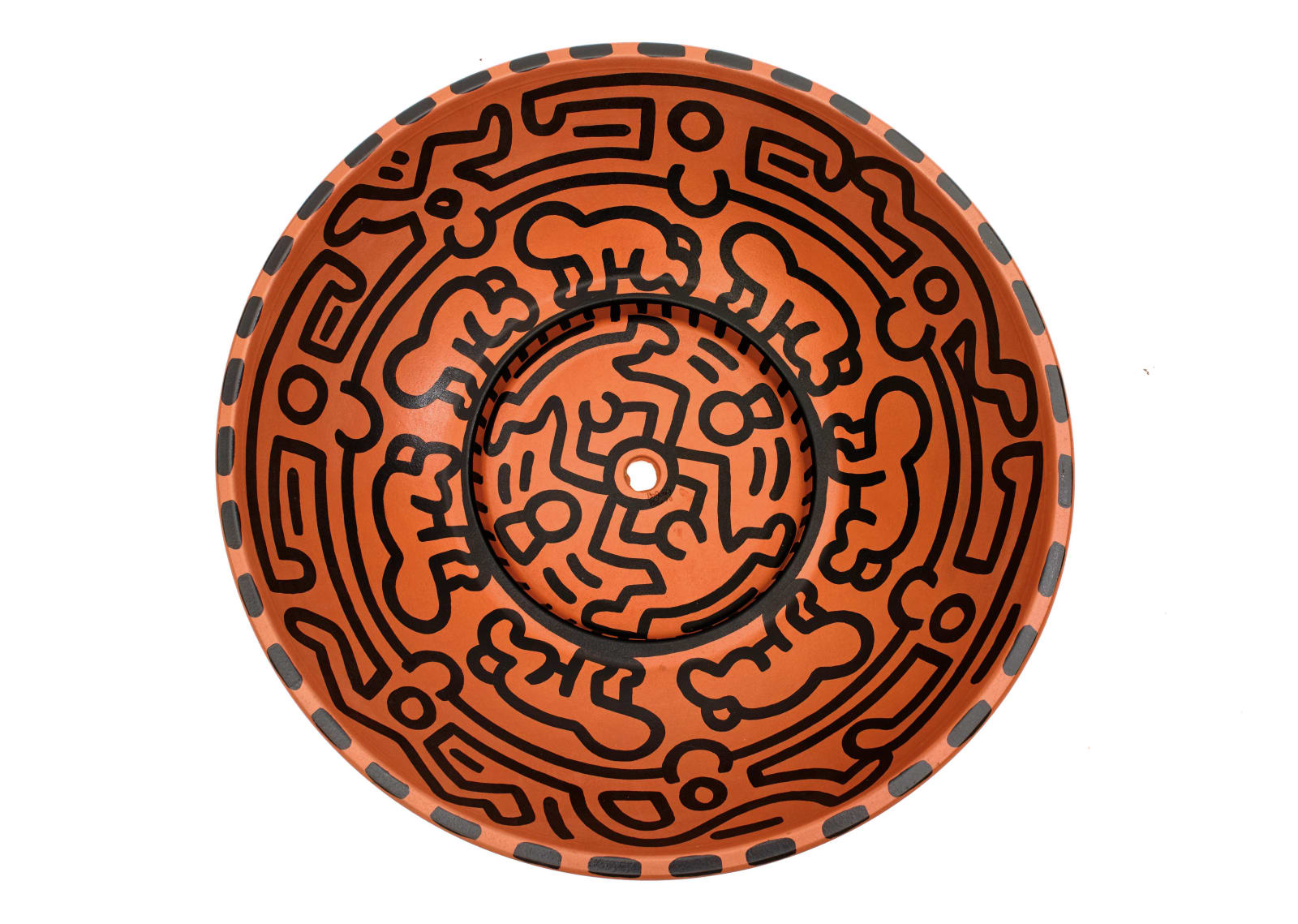 Keith Haring, Untitled (Gallery 121 | Terracotta Centrepiece), 1989