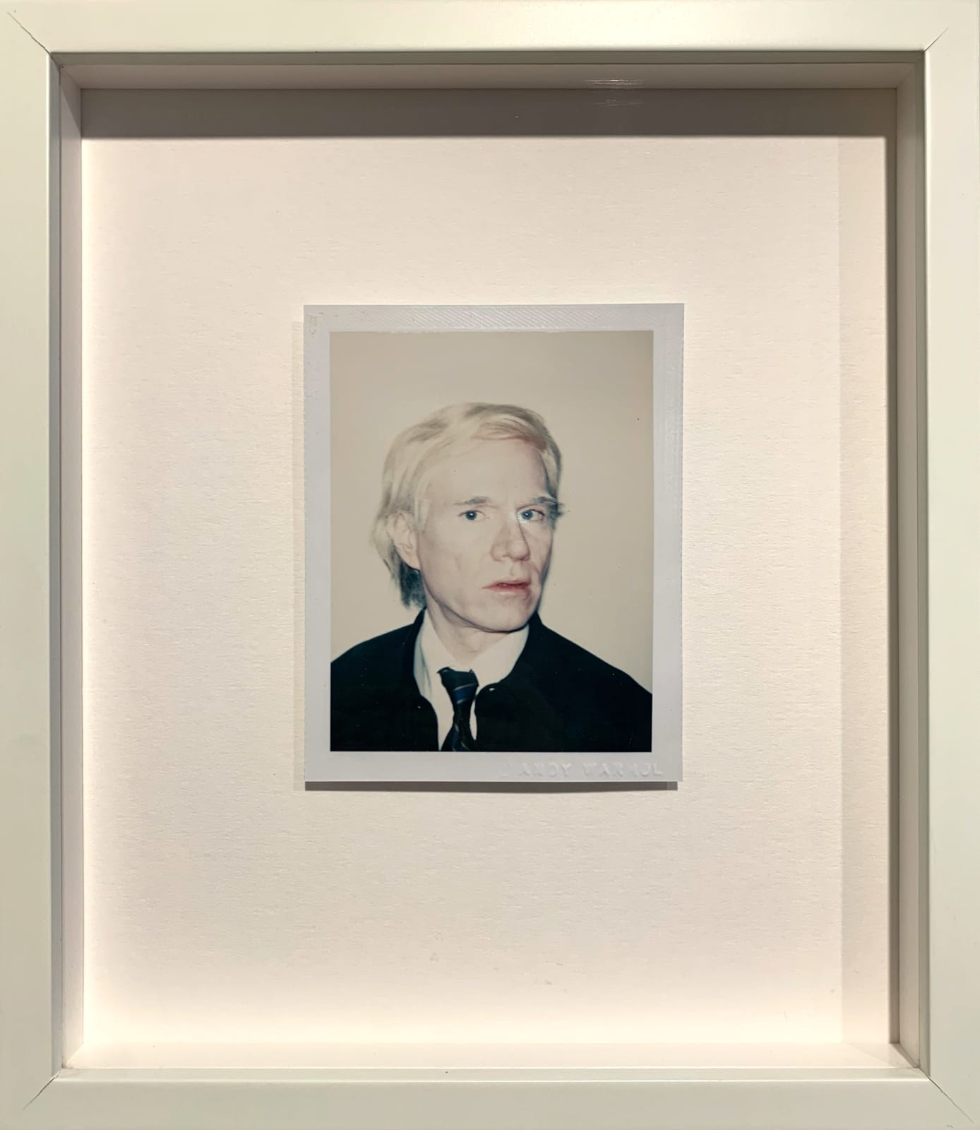 Andy Warhol, Self-Portrait (Unique Polaroid), 1977