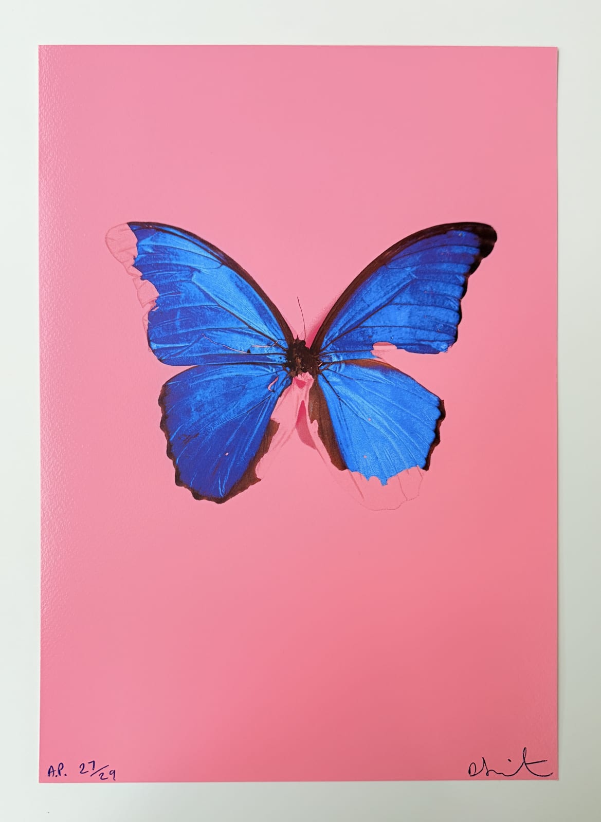 Damien Hirst, 'BLUE BUTTERFLY' (from 'In The Darkest Hour There May Be Light'), 2006