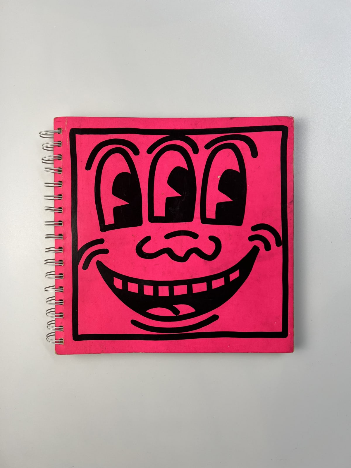Keith Haring, UNTITLED (‘Barking Dog’ - Unique drawing on Tony Shafrazi catalogue), 1982