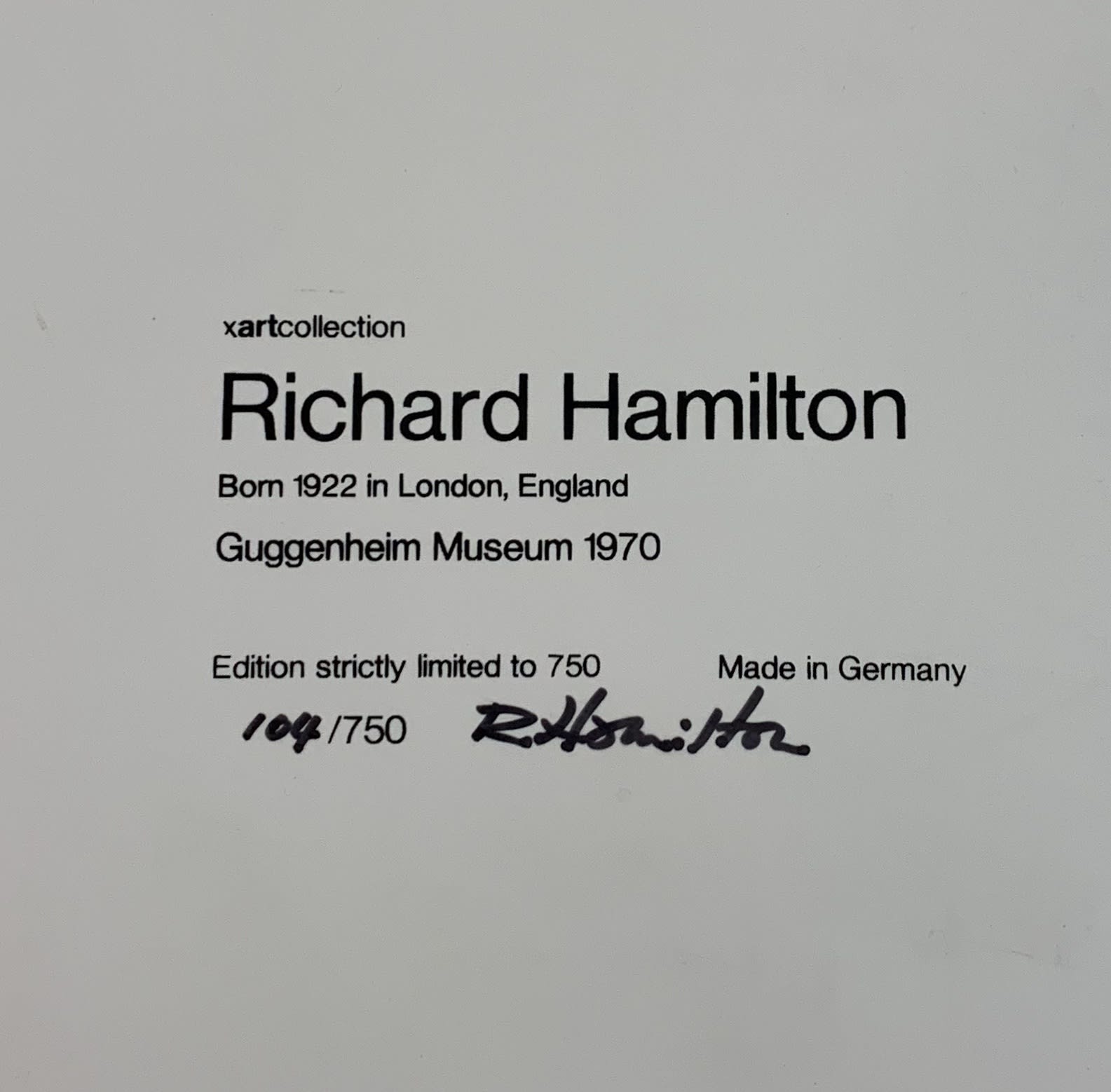 Richard Hamilton, Guggenheim Museum (Chrome), 1970