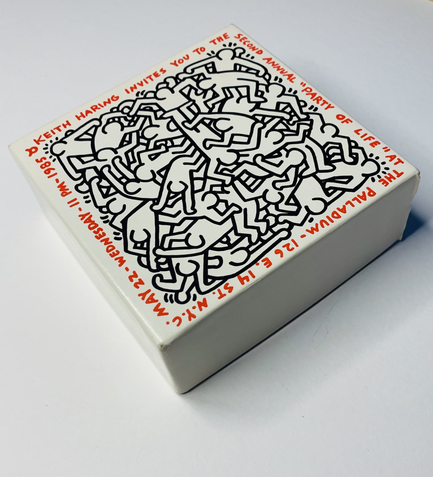 Keith Haring, 'Second Annual Party of Life' (Jig-saw puzzle invitation), 1985