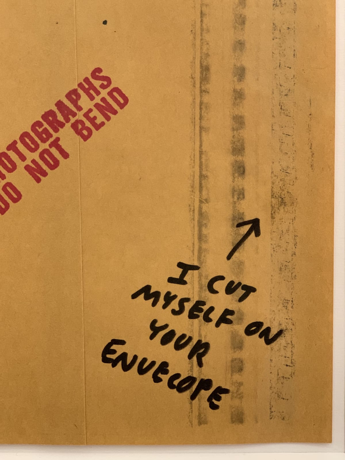 Keith Haring, Untitled ('I CUT MYSELF ON YOUR ENVELOPE'), 1985 (circa)