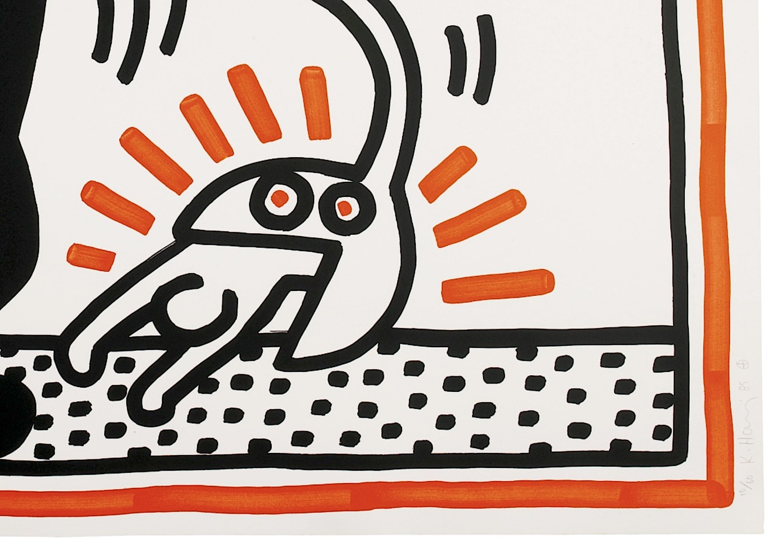 Keith Haring, Untitled 1 ('Free South Africa'), 1985
