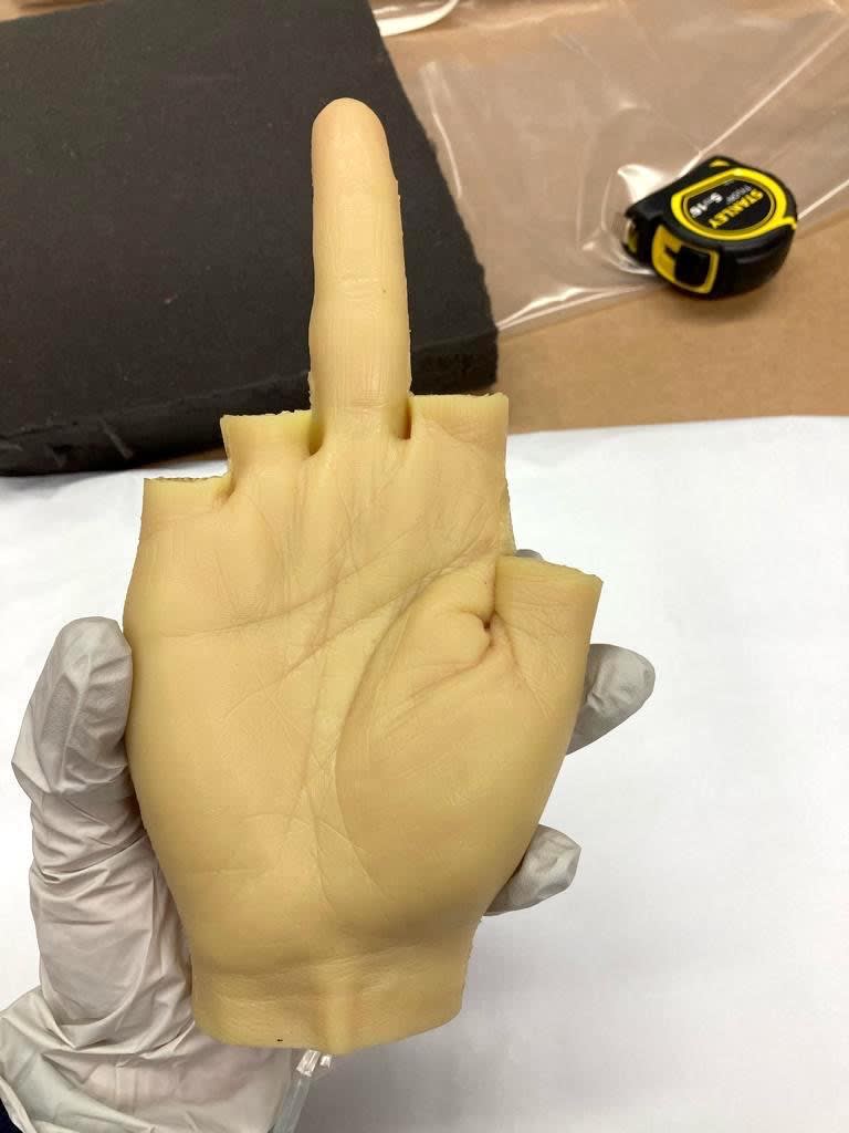 Maurizio Cattelan, Untitled ('The Finger'), 2009