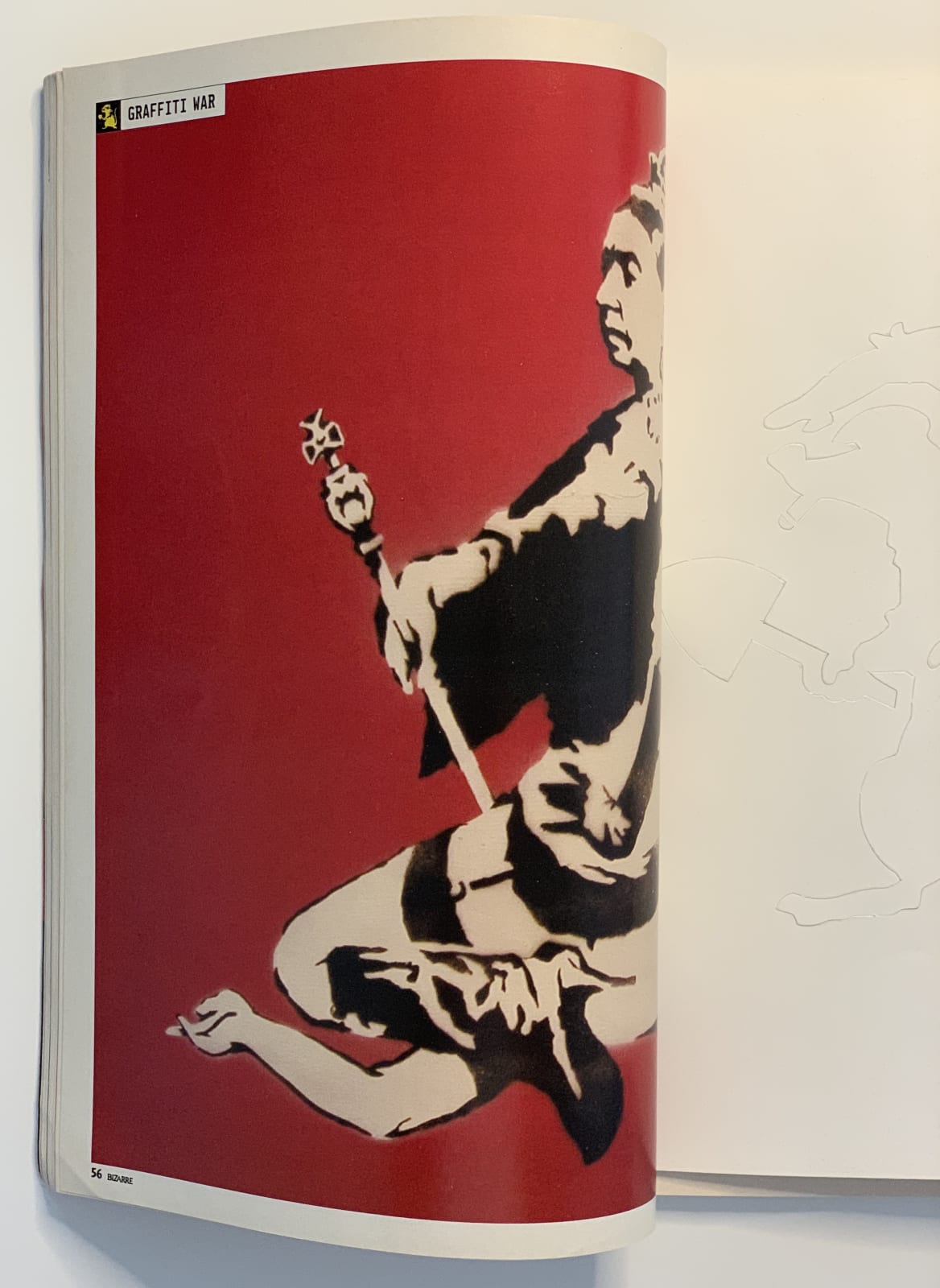 Banksy, Bizarre Magazine (Banksy stencil issue), 2002