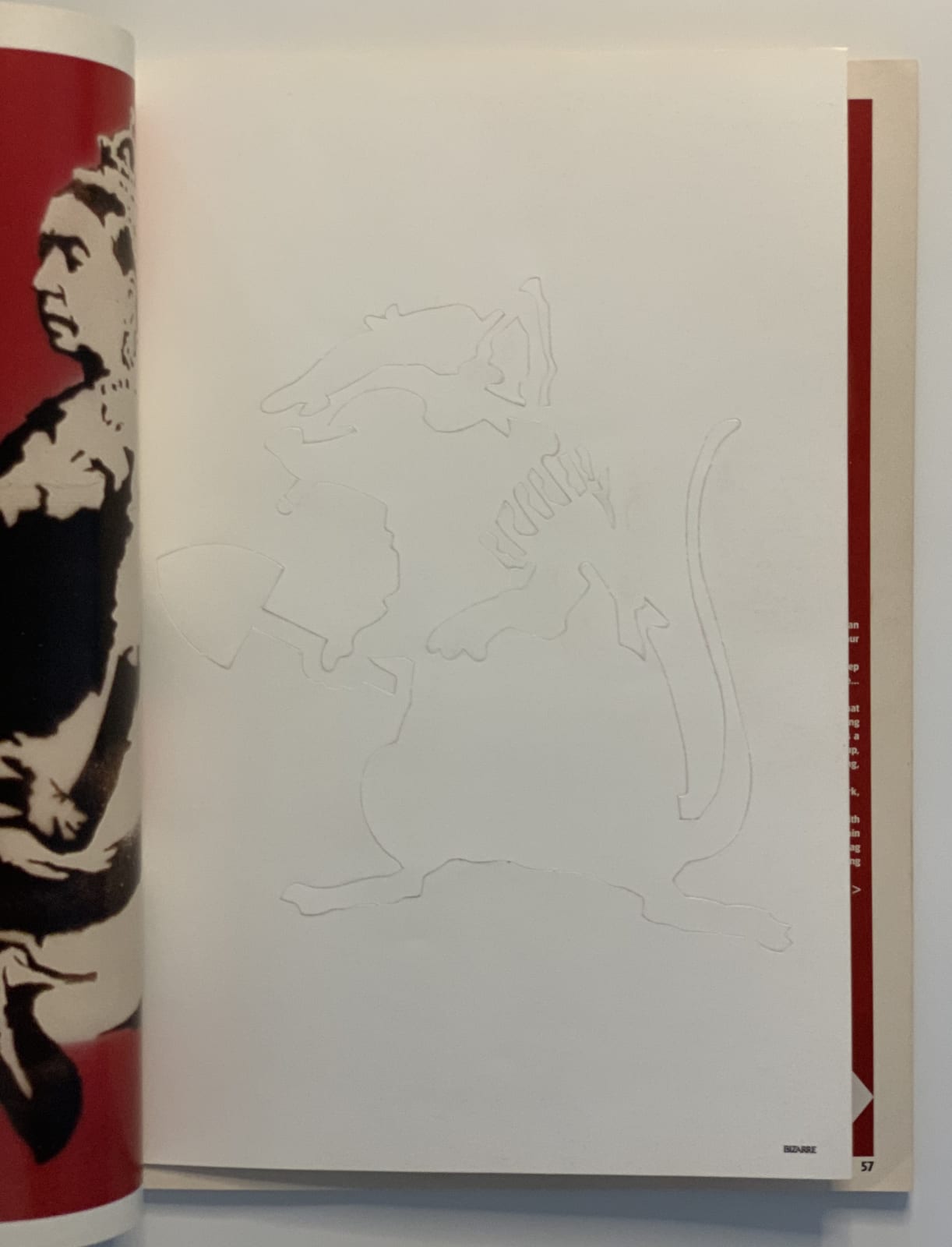 Banksy, Bizarre Magazine (Banksy stencil issue), 2002