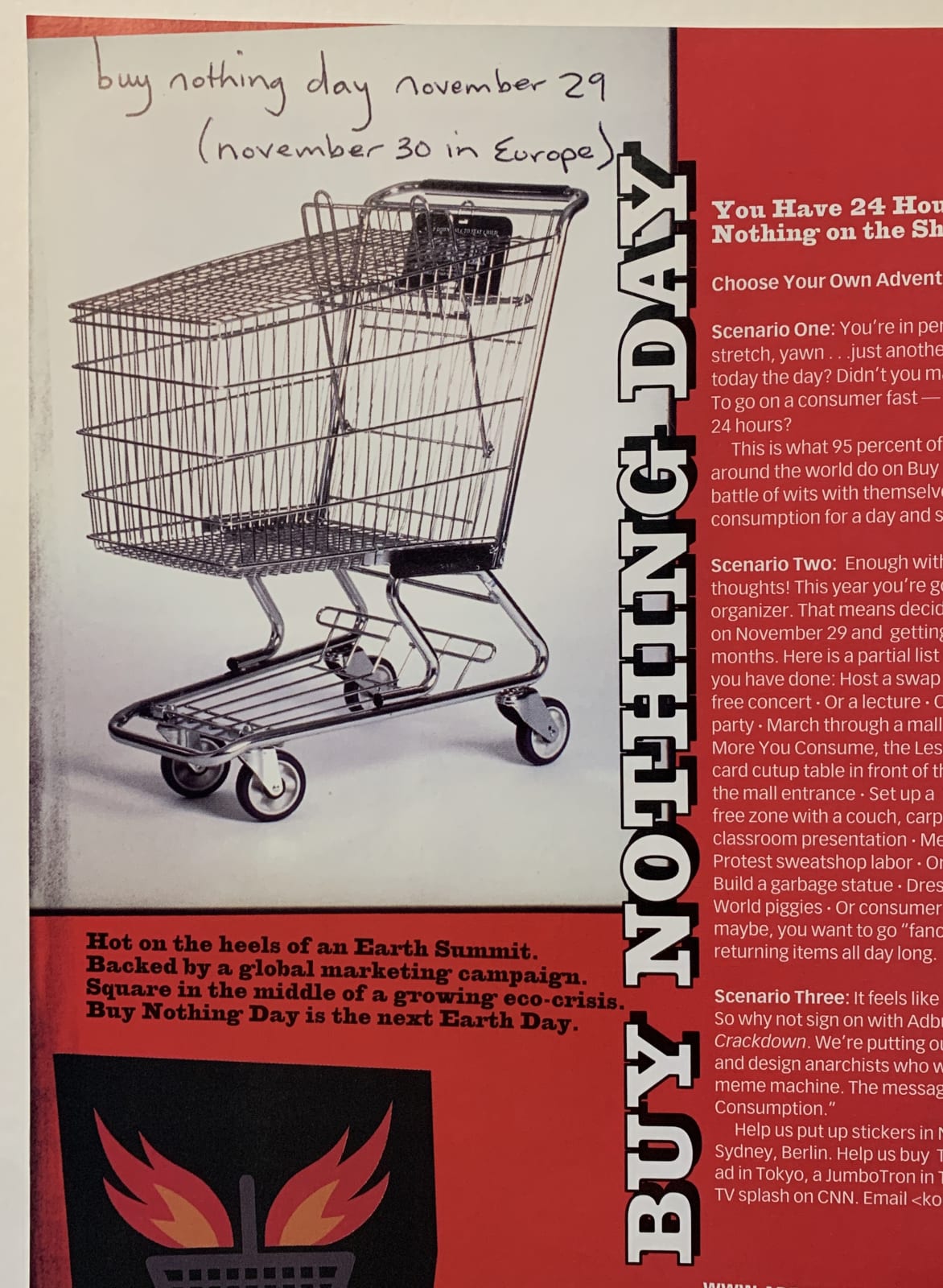 Banksy, Adbusters Magazine (‘Love is in the air’ - Banksy cover), 2002