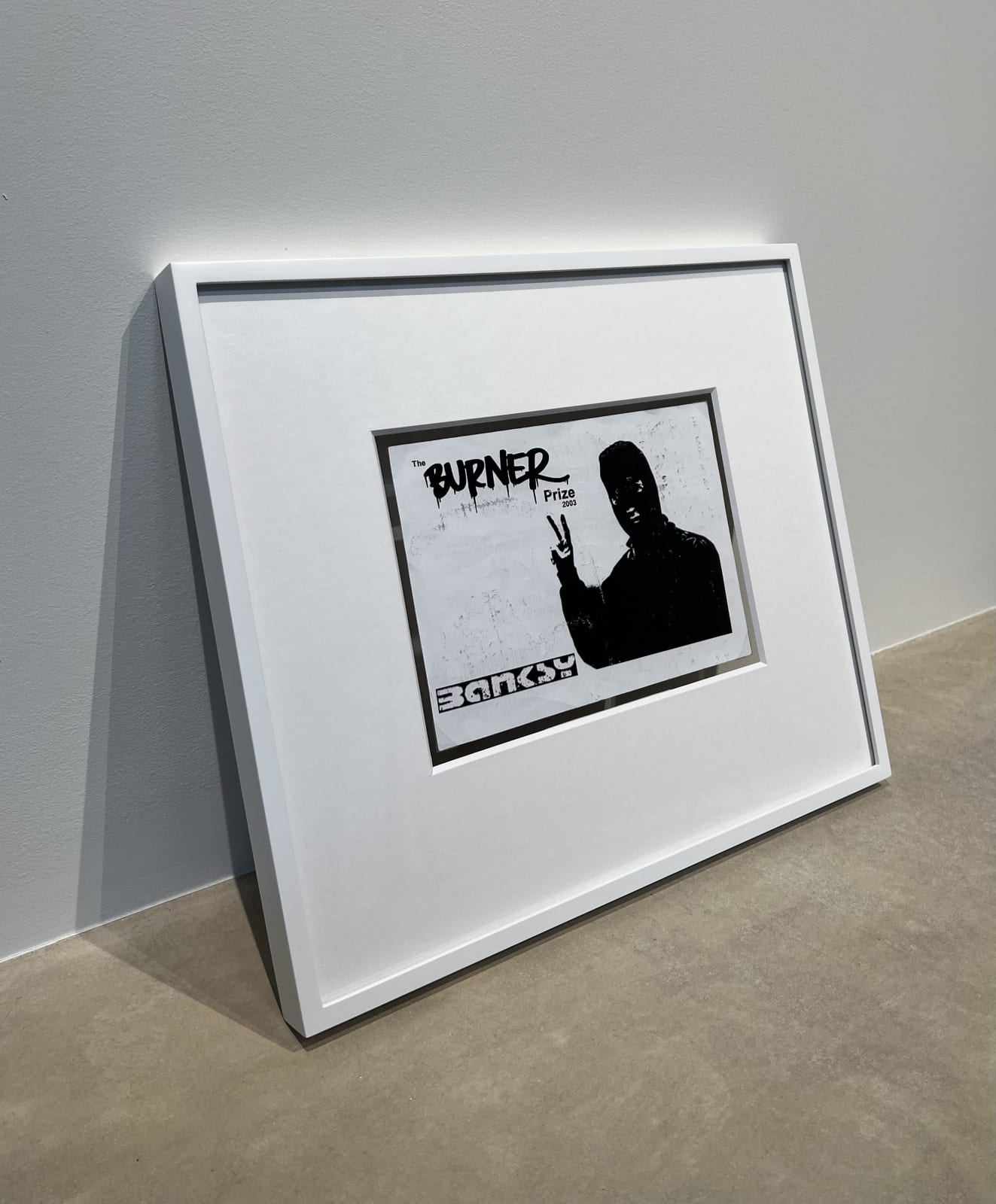 Banksy, Banksy Burner Prize 'Certificate of Authenticity', 2003