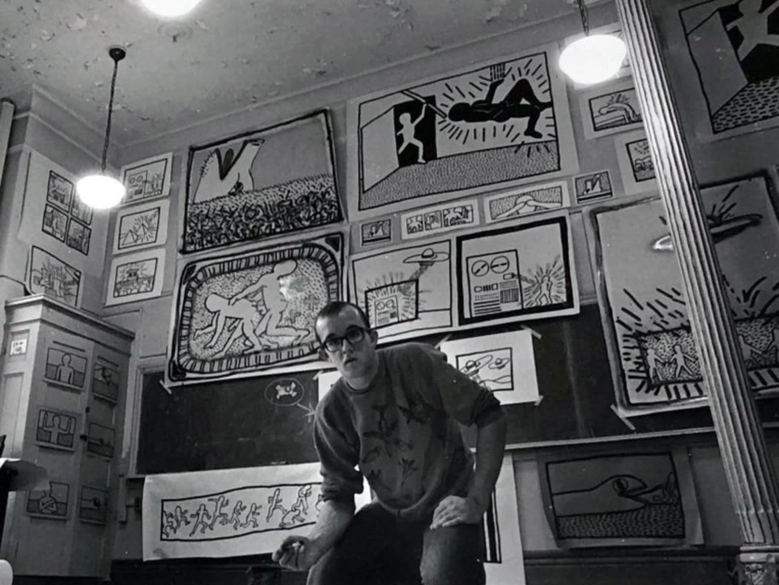 Keith Haring, P.S. 122 Open Studio Xerox (October 1980), 1980-1981