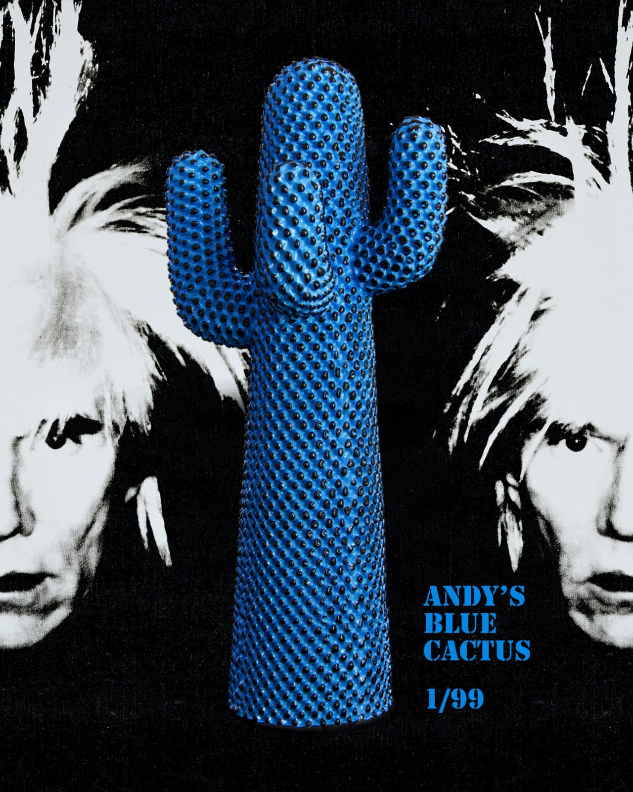 Andy Warhol, Andy's Blue Cactus, 2022