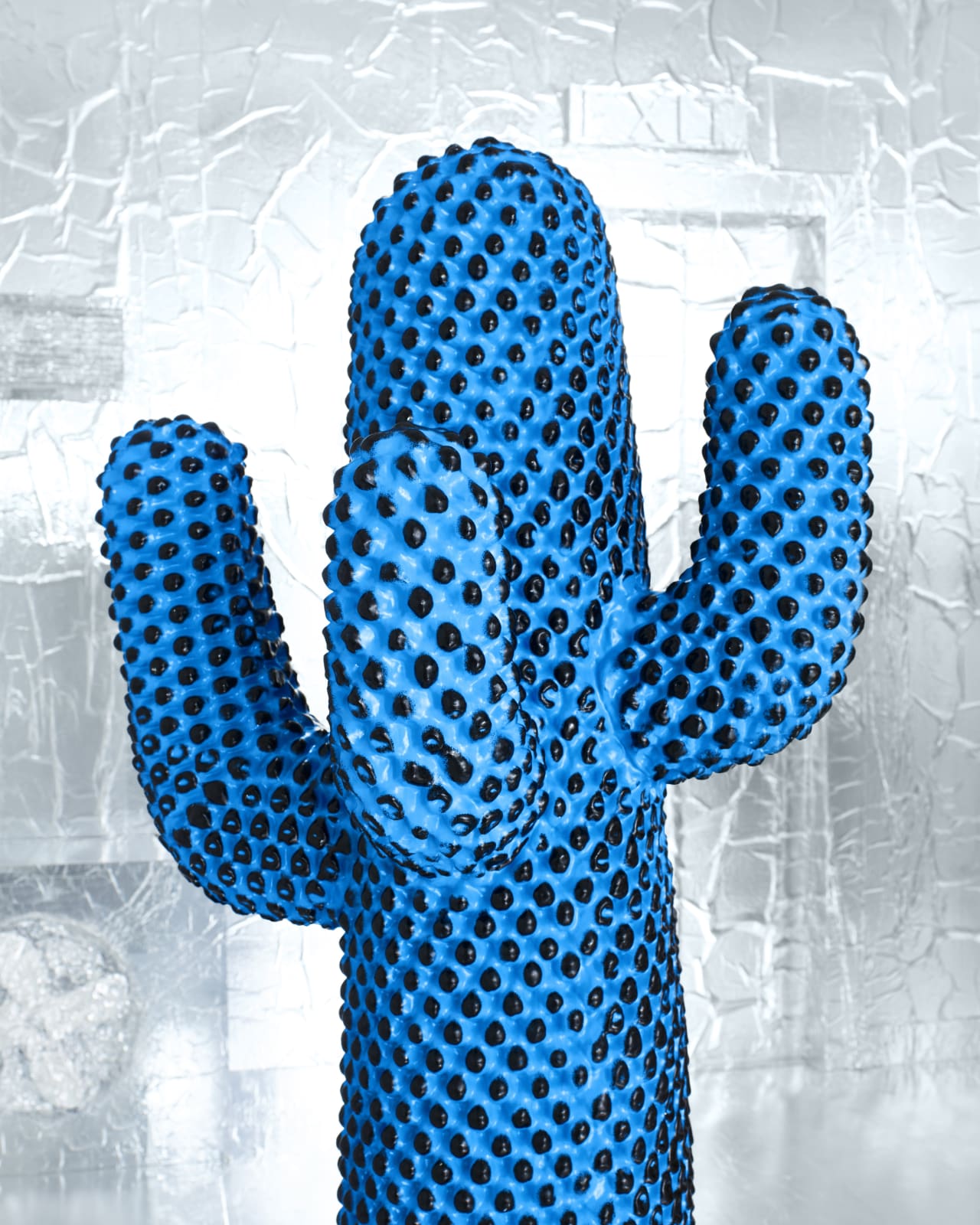 Andy Warhol, Andy's Blue Cactus, 2022