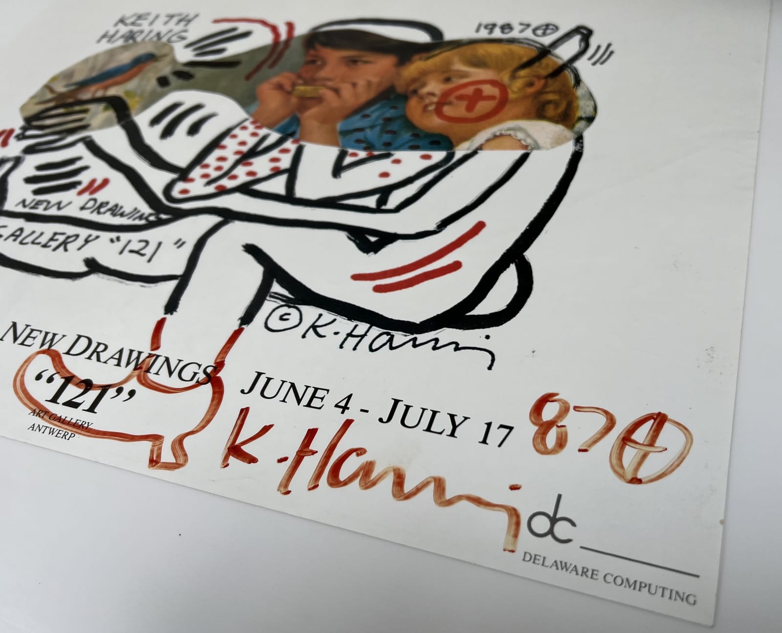 Keith Haring, 'New Drawings' (Gallery 121), 1987