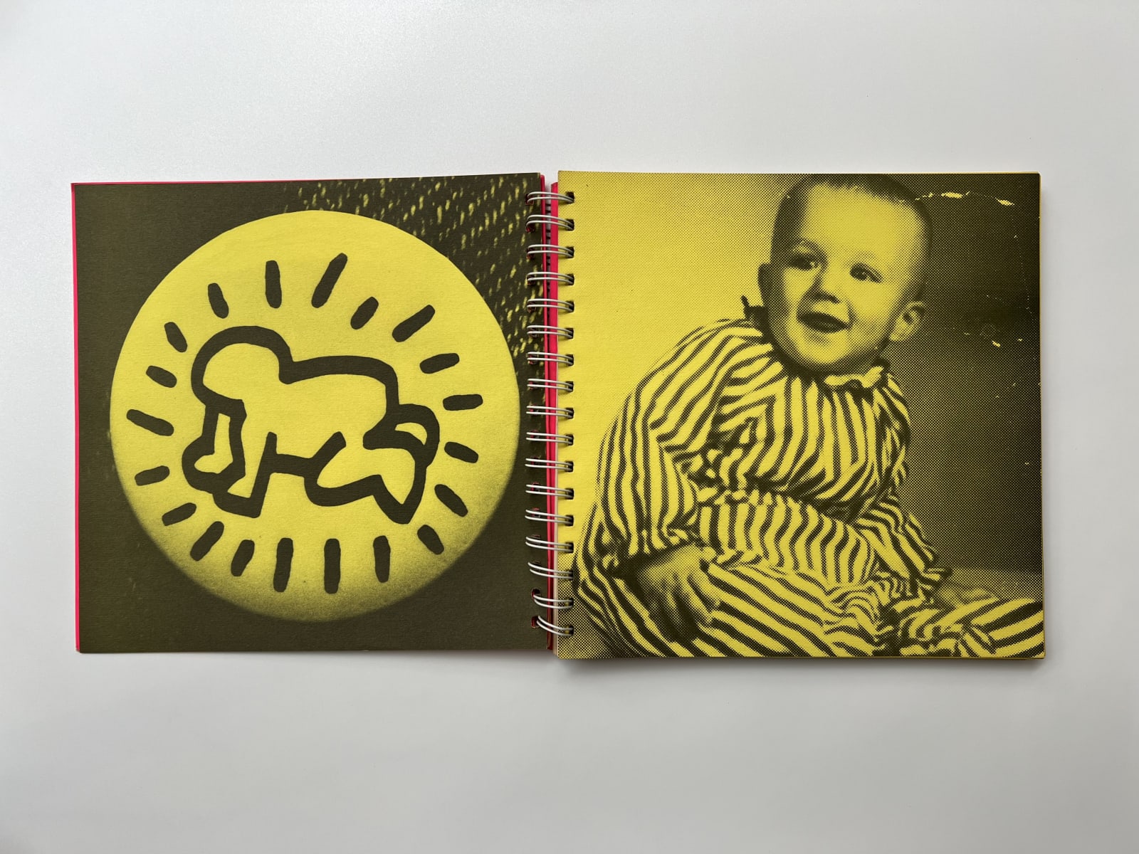 Keith Haring, UNTITLED ('REACHING FOR THE SKY' - Unique drawing on Tony Shafrazi catalogue), 1982