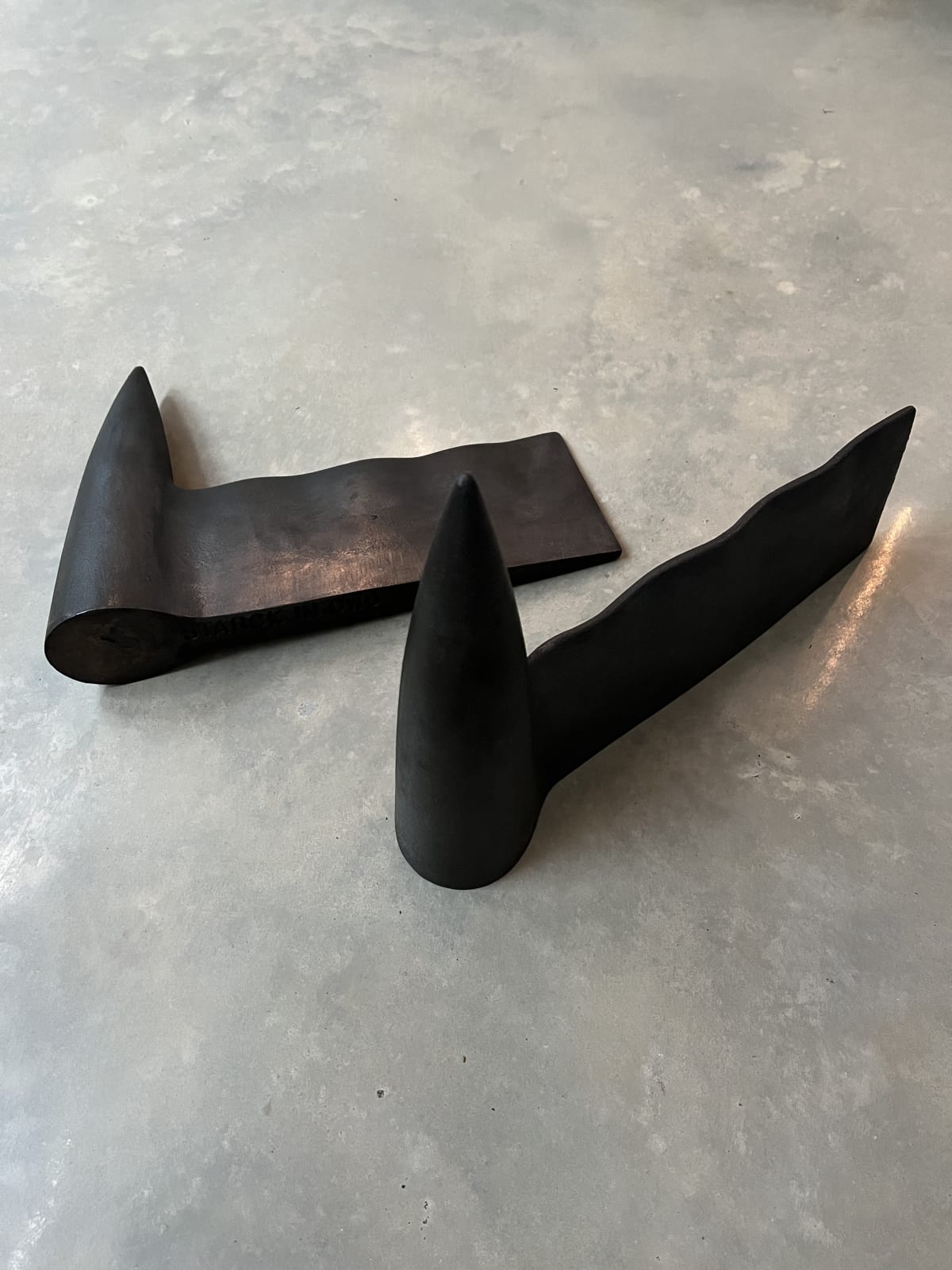 Philippe Starck, 'TITO LUCIFER' (Pair of Andirons), 1986