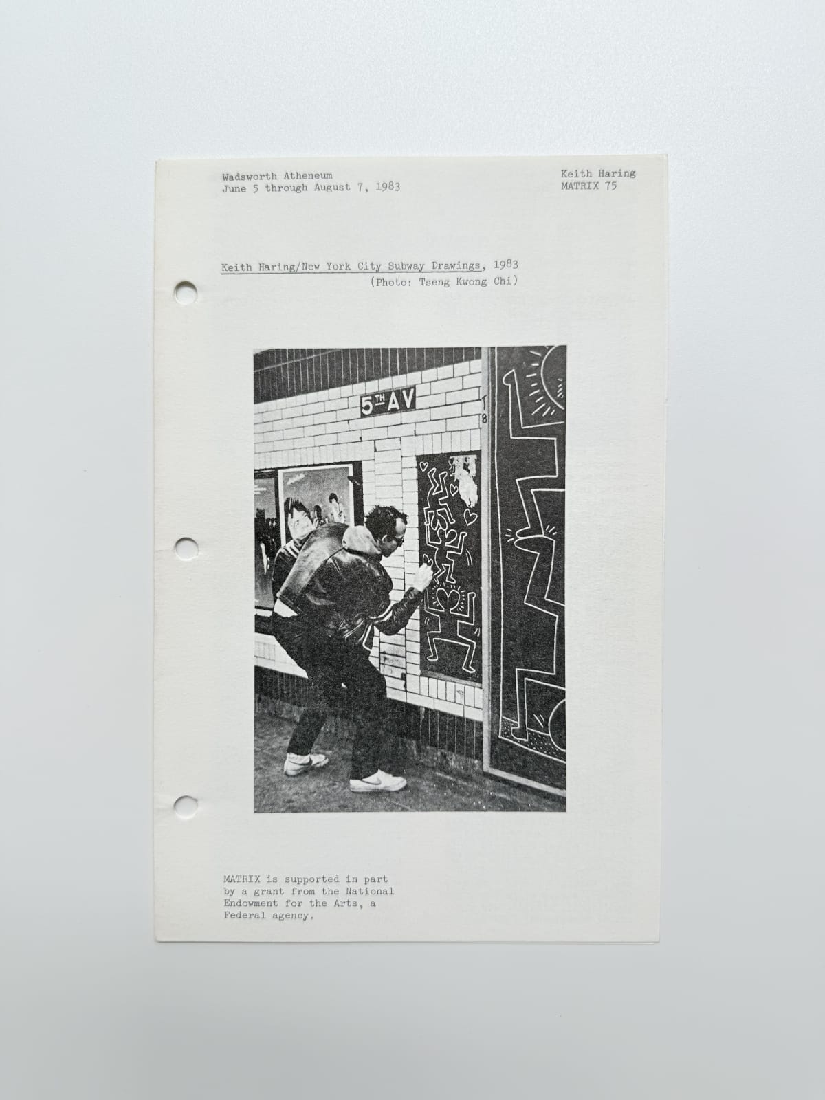 Keith Haring, 'Keith Haring / New York City Subway Drawings 1983' (Wadsworth Atheneum Exhibition Catalogue), 1983