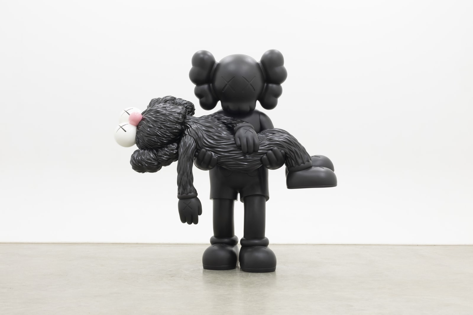 KAWS GONE 2020 bronze, patina, paint 71 x 71 1/2 x 31 1/8 inches 180.3 x 181.6 x 79.1 cm Edition 1 of 1, with 1 AP