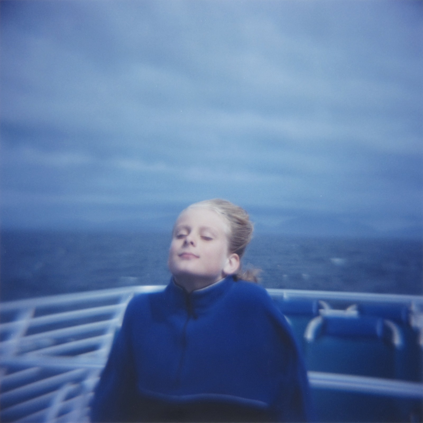 Amy Blakemore, Girl on Ferry, 2018