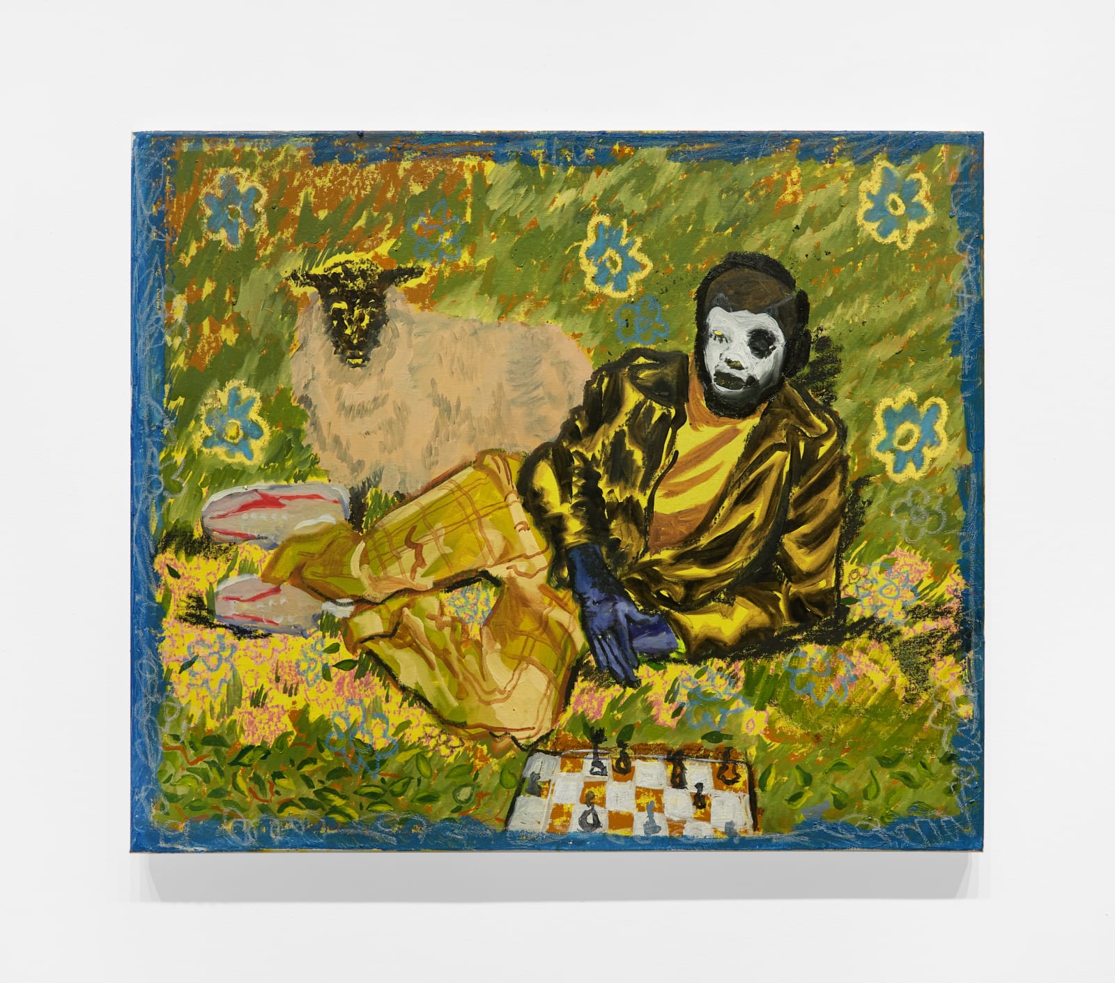 Alexis Pye, Man with Sheep, aka the Baptist, 2021
