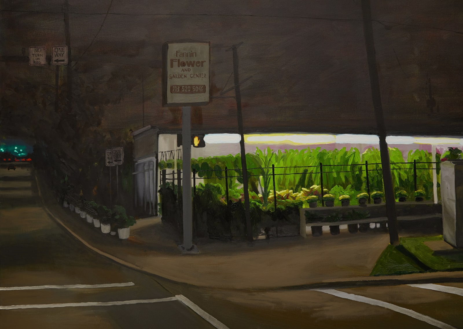 Charis Ammon, Flowershop After Dark, 2021