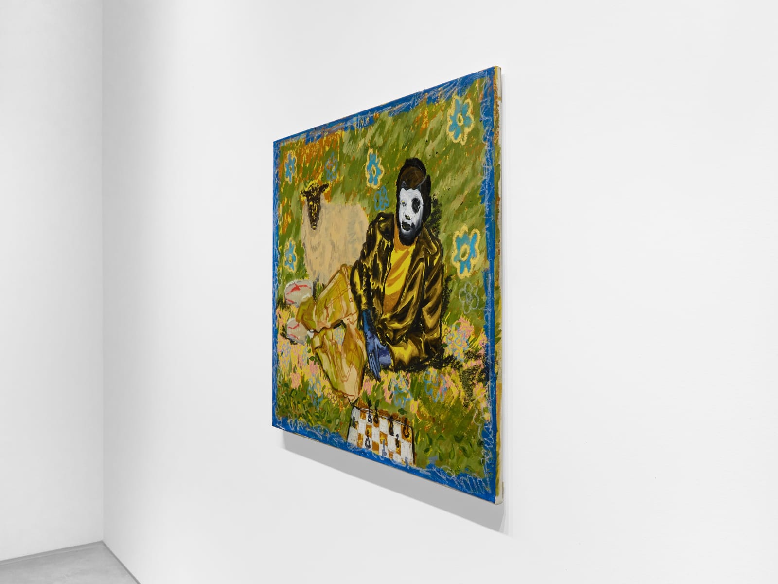 Alexis Pye, Man with Sheep, aka the Baptist, 2021