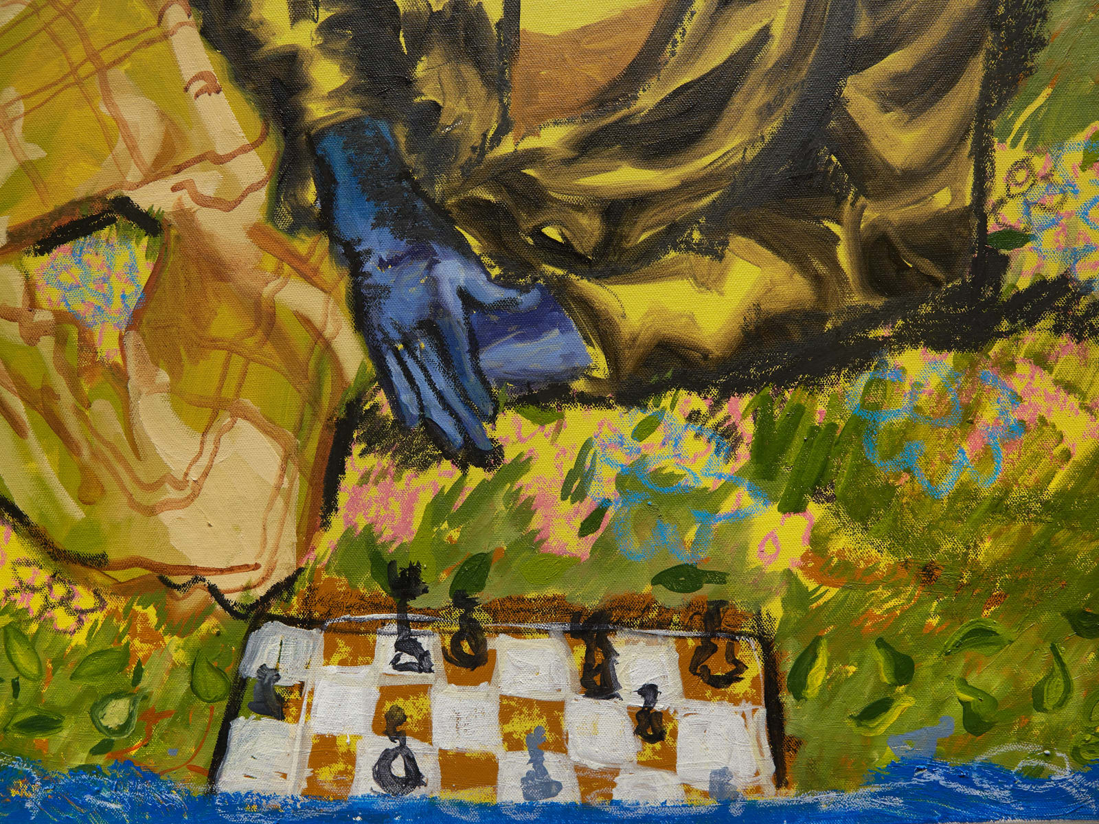 Alexis Pye, Man with Sheep, aka the Baptist, 2021
