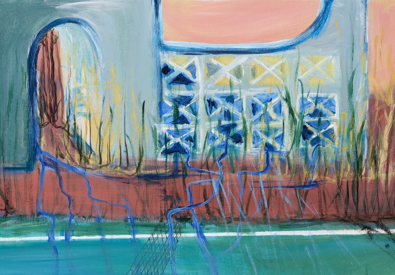 Farima Fooladi, I Myself In Summer Hours Wove Together Flowers, 2025