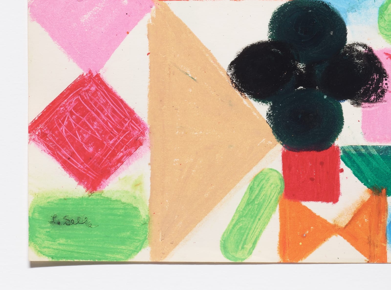 Dorothy Antoinette (Toni) LaSelle, Untitled (red square UL), 1965