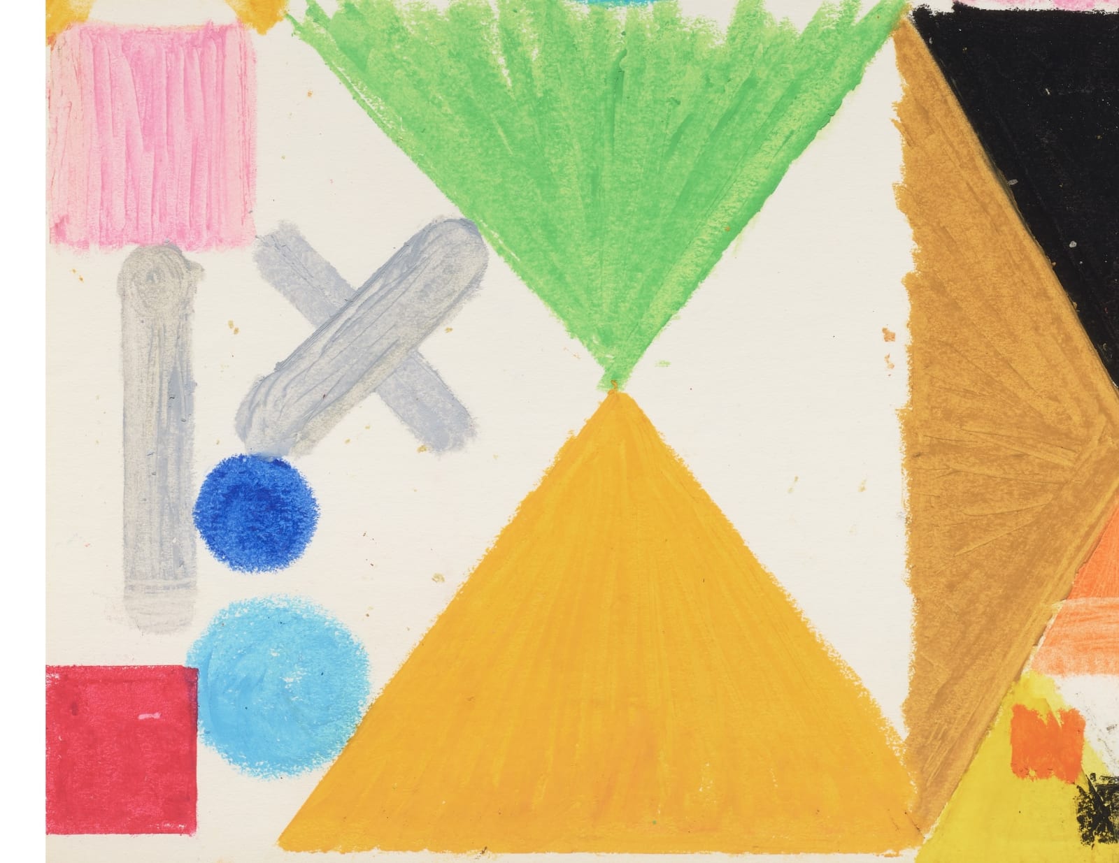 Dorothy Antoinette (Toni) LaSelle, Untitled (blue circles) (Aug), 1965