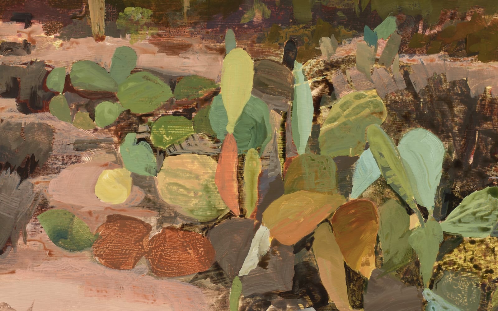Kristin Musgnug, Prickly Pears at Sunset, 2025