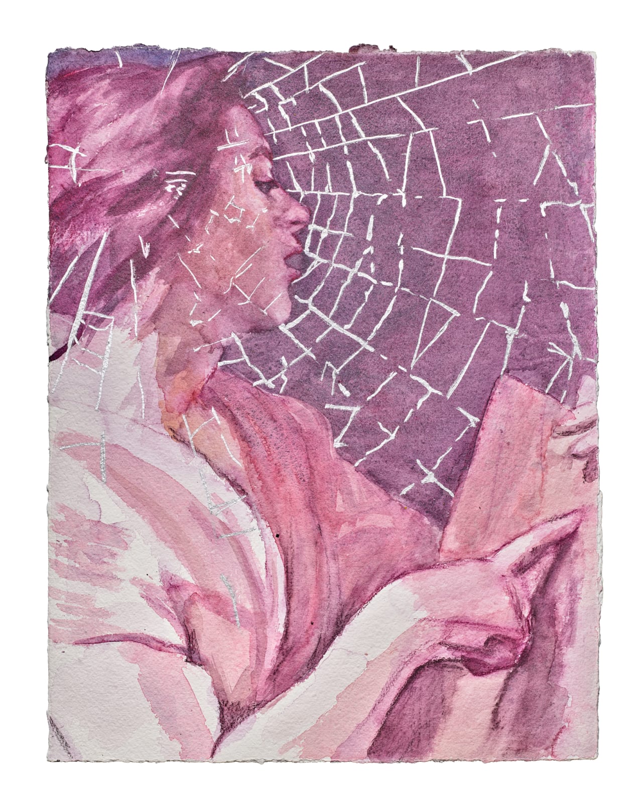 Angela Fraleigh, Study of Arachne, 2023