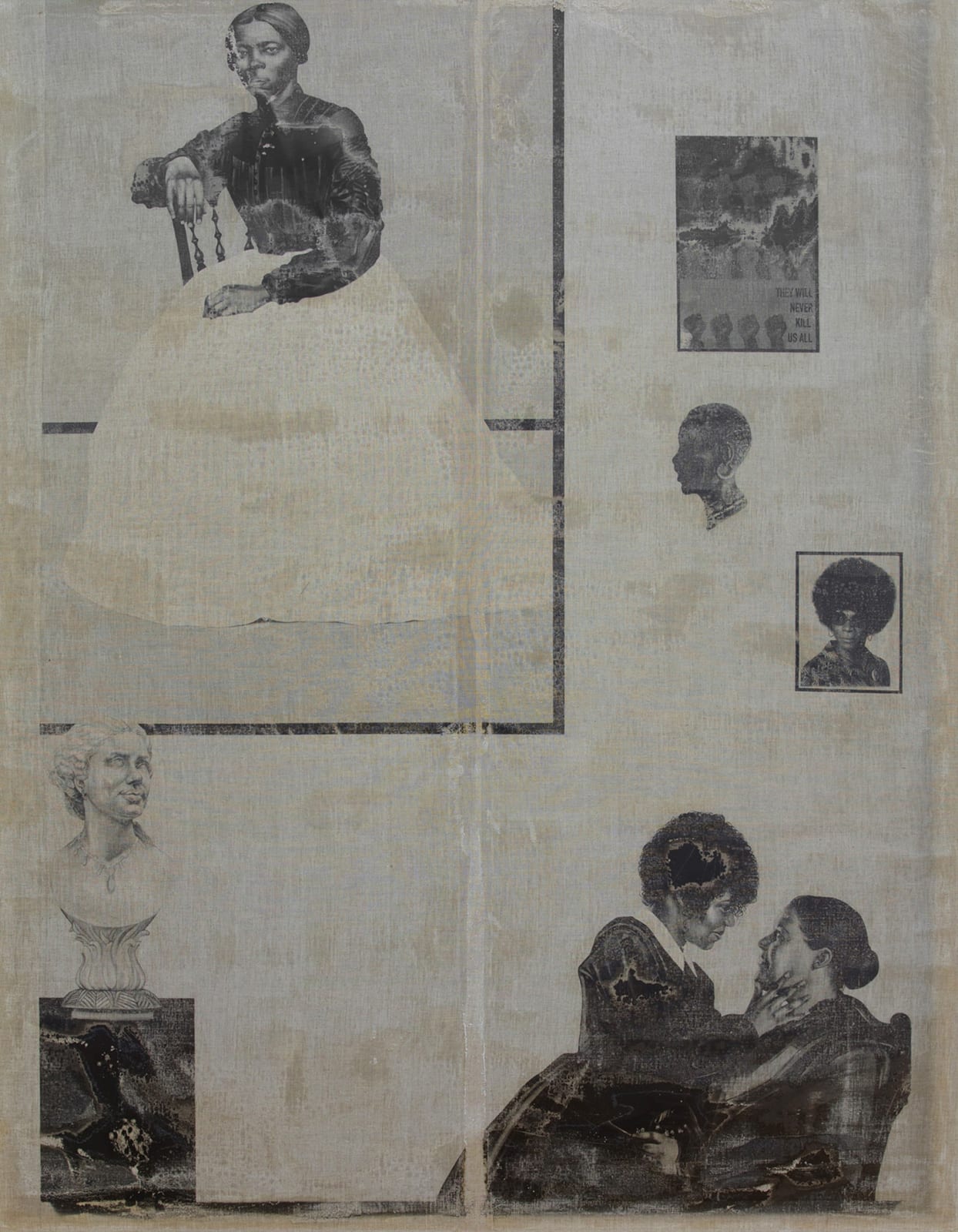 Meleko Mokgosi, Bread, Butter, and Power, Addendum 1, 2019