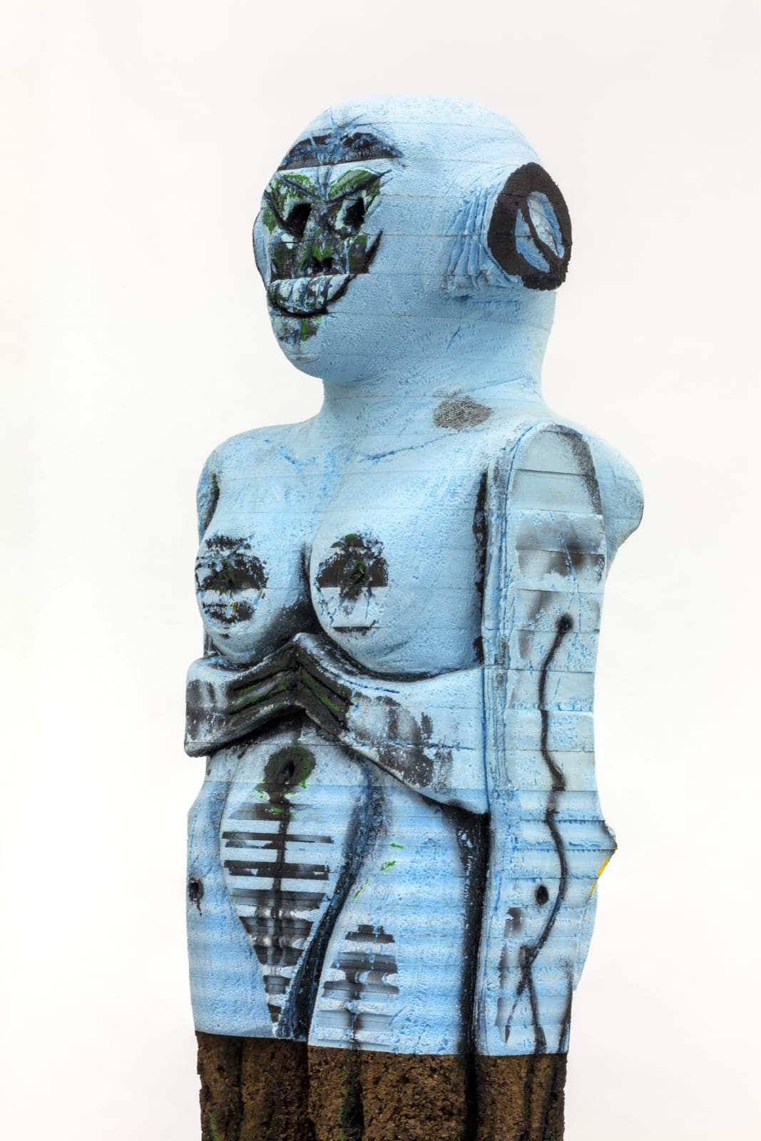 Huma Bhabha, Receiver, 2019