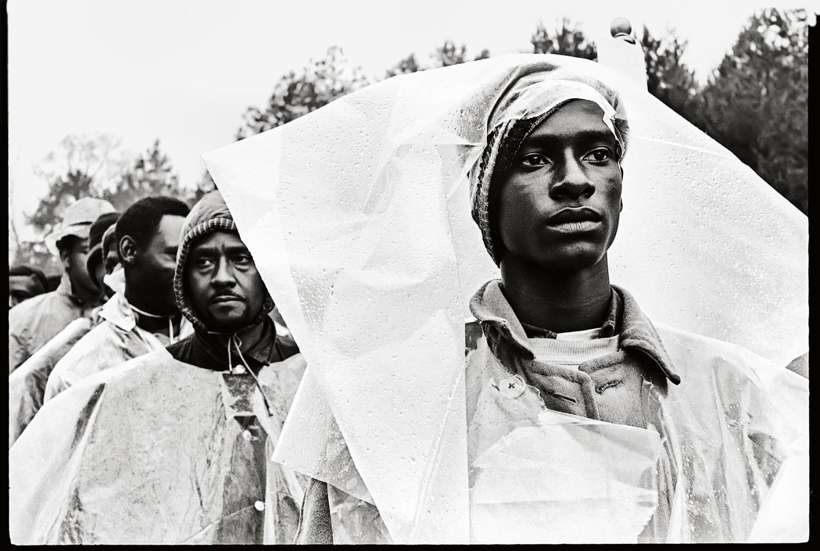 Steve Schapiro Marchers in the Rain, Selma March, 1965