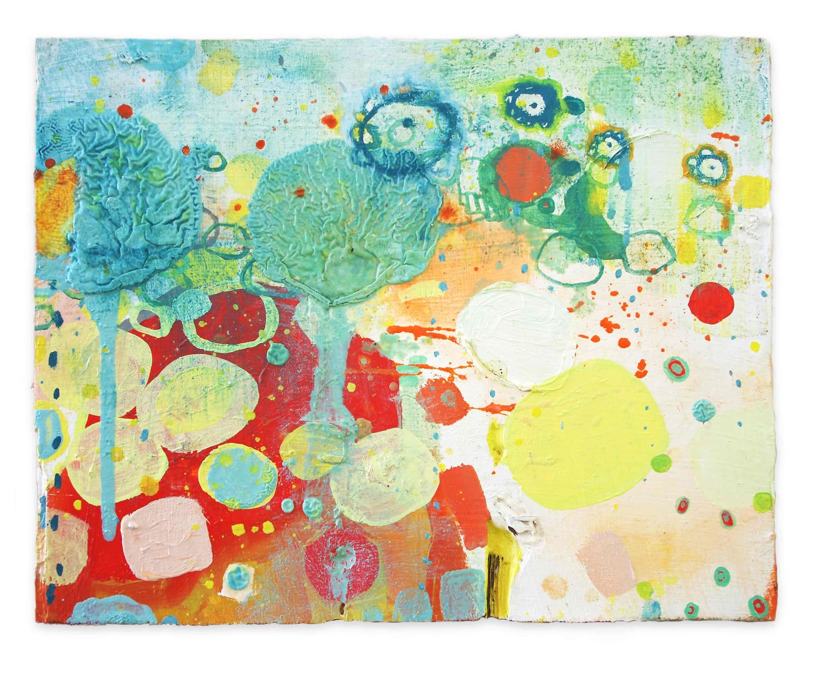 Clara Fialho. Panel #10, 2014. Oil on Wood. 8 × 11 in.
