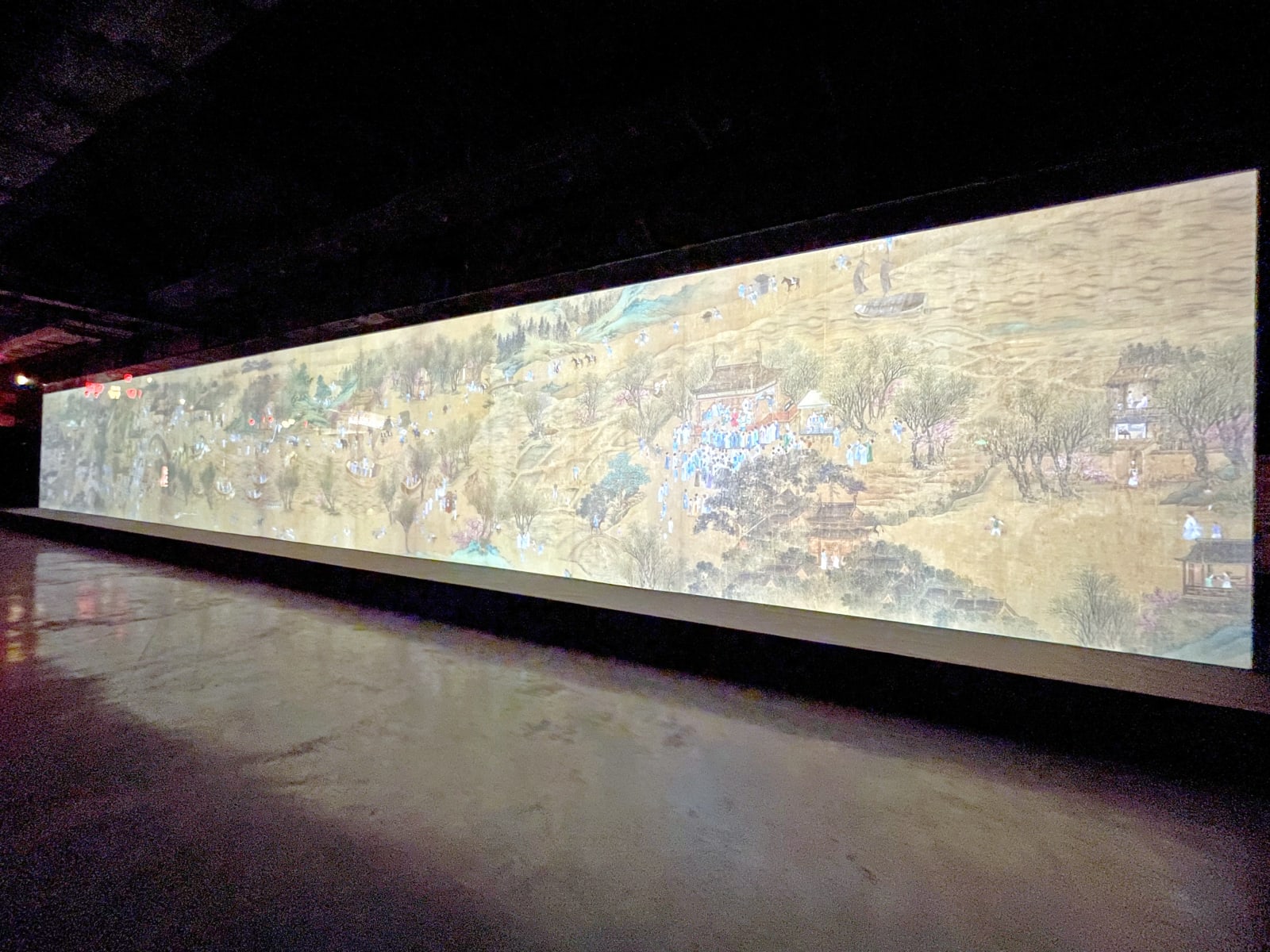 Entire Dynamic AI Scroll of the Qingming Shanghe Tu, Guangxi Nanning JuXiang Digital Technology Co., Ltd. / The Mainland