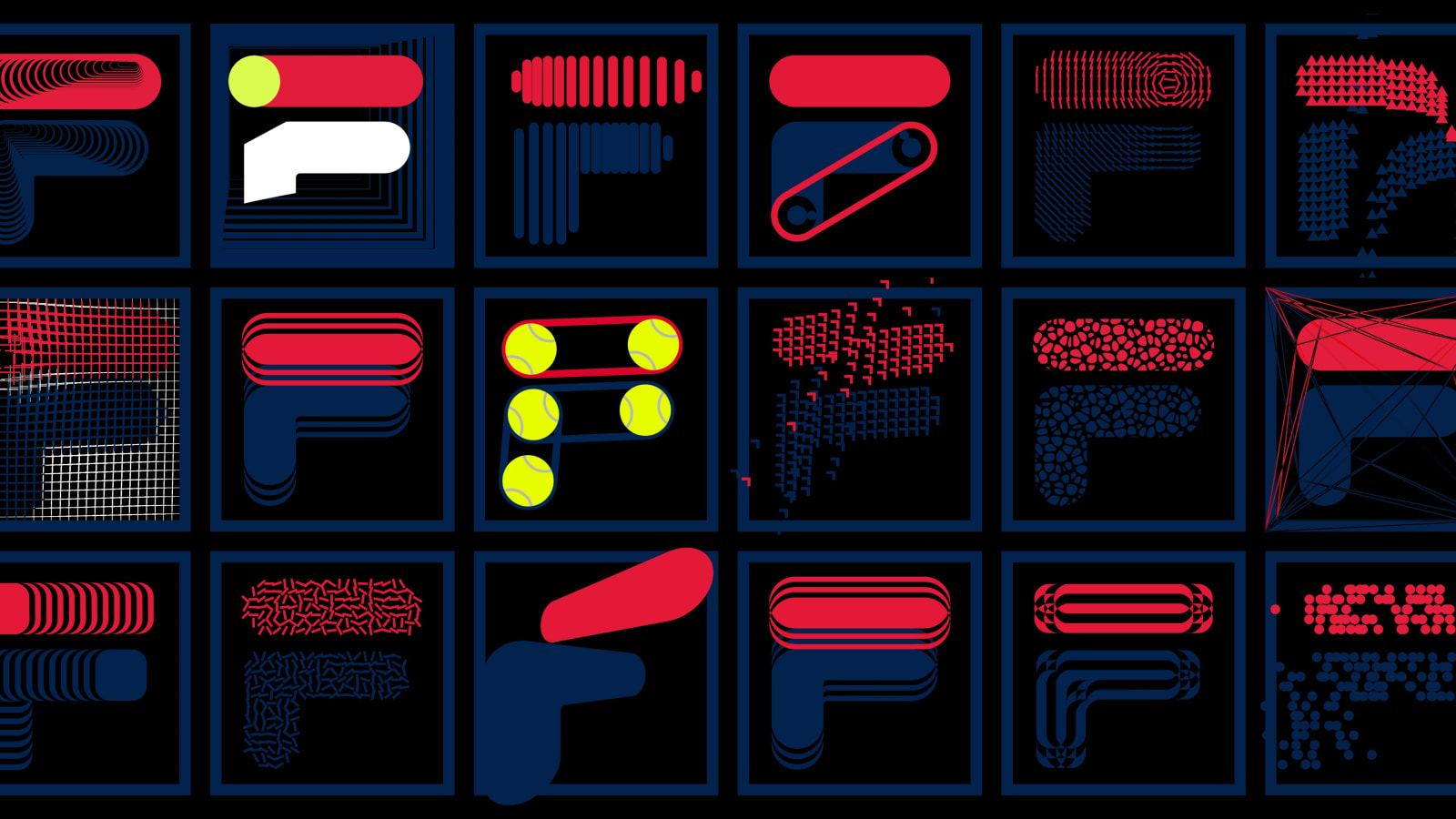FILA's 50th anniversary FBOX logo, Thonik / Netherlands