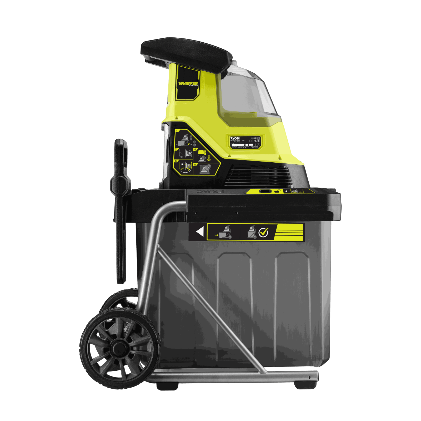 RYOBI 36V HP BRUSHLESS CRUSHING SHREDDER, Techtronic Industries Company Limited / Hong Kong