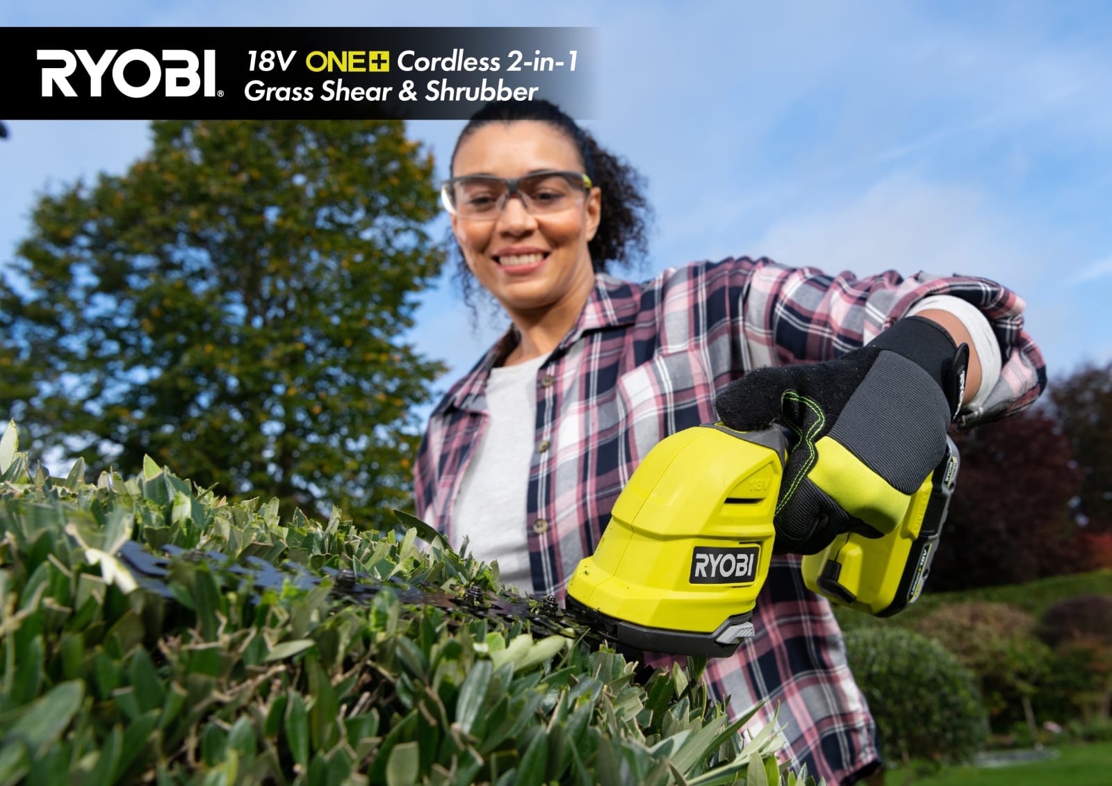 RYOBI ONE+HP 2-in-1 Grass Shear & Shrubber, Techtronic Industries Company Limited / Hong Kong