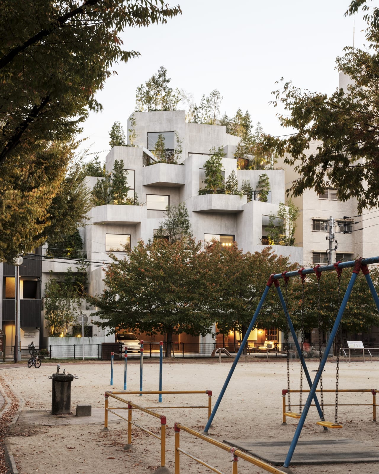 NOT A HOTEL FUKUOKA / Japan, axonometric + NKS2 architects + A.N.D., NOMURA Co., Ltd. / Japan