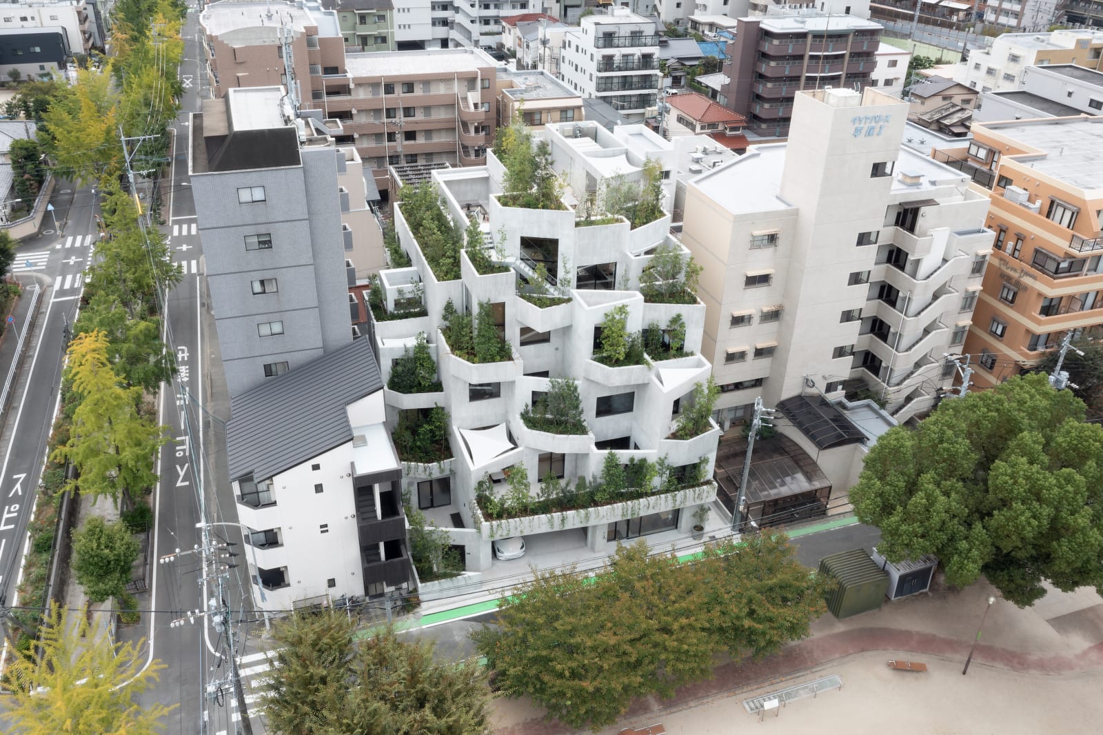 NOT A HOTEL FUKUOKA / Japan, axonometric + NKS2 architects + A.N.D., NOMURA Co., Ltd. / Japan