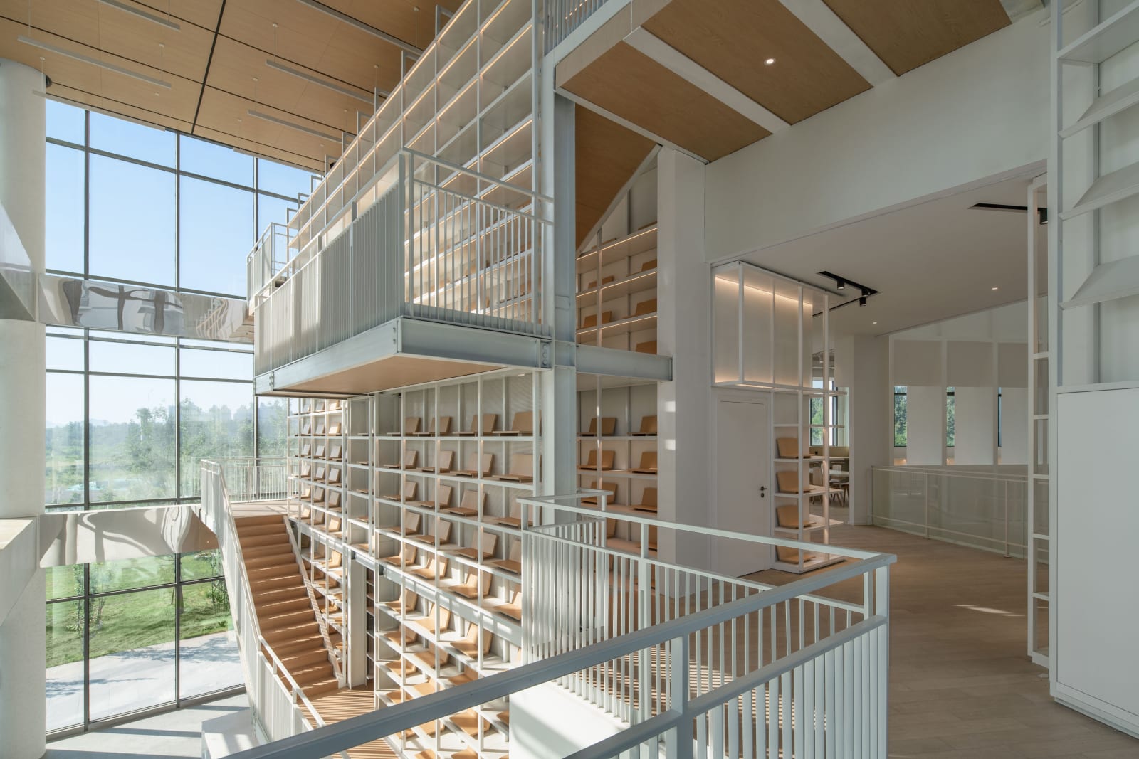 Capital Heyuan · Pinggu Rental Housing Community Library / The Mainland, y.ad studio / The Mainland