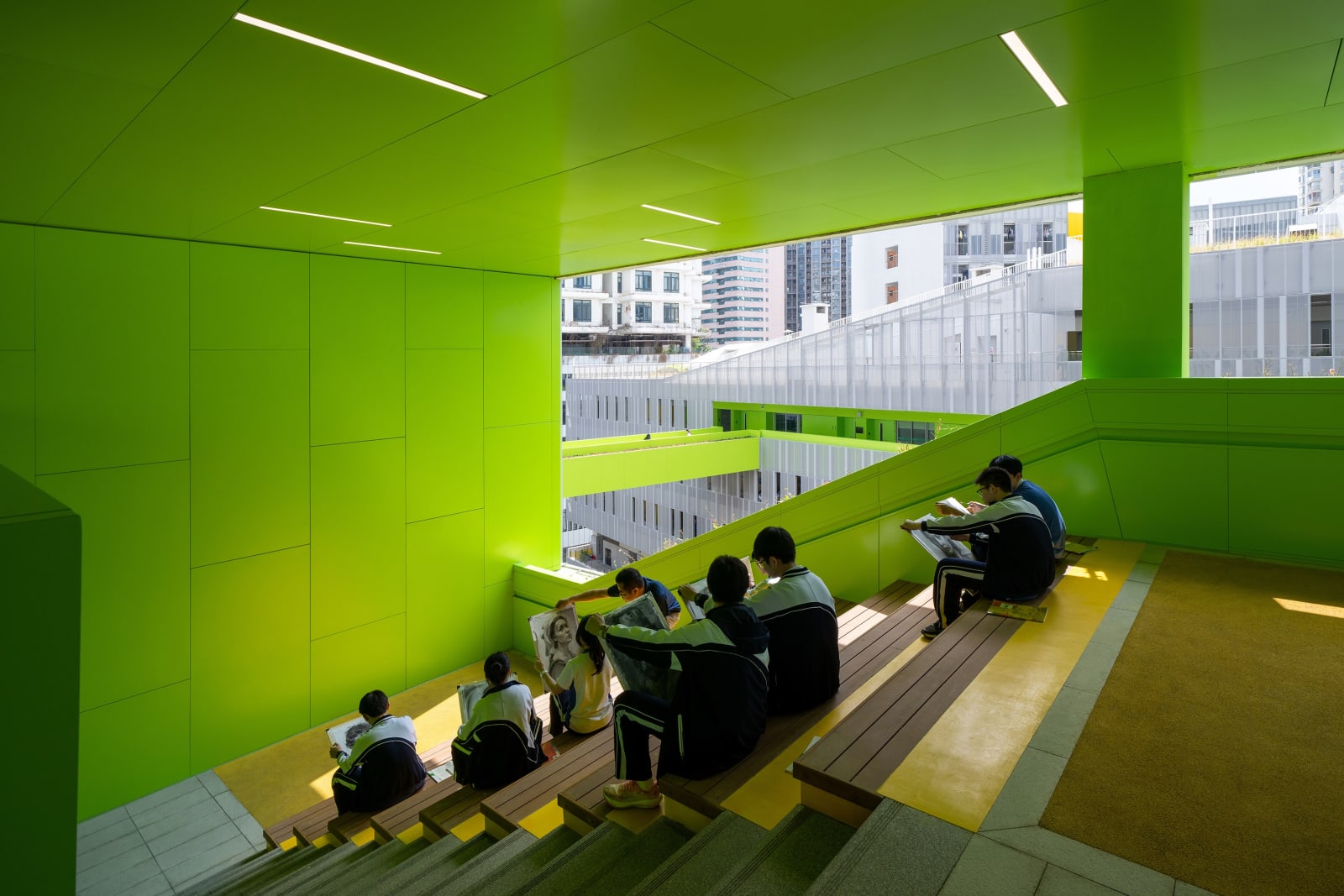 LINK-ED(U): Futian High-School Campus / The Mainland, reMIX studio / The Mainland