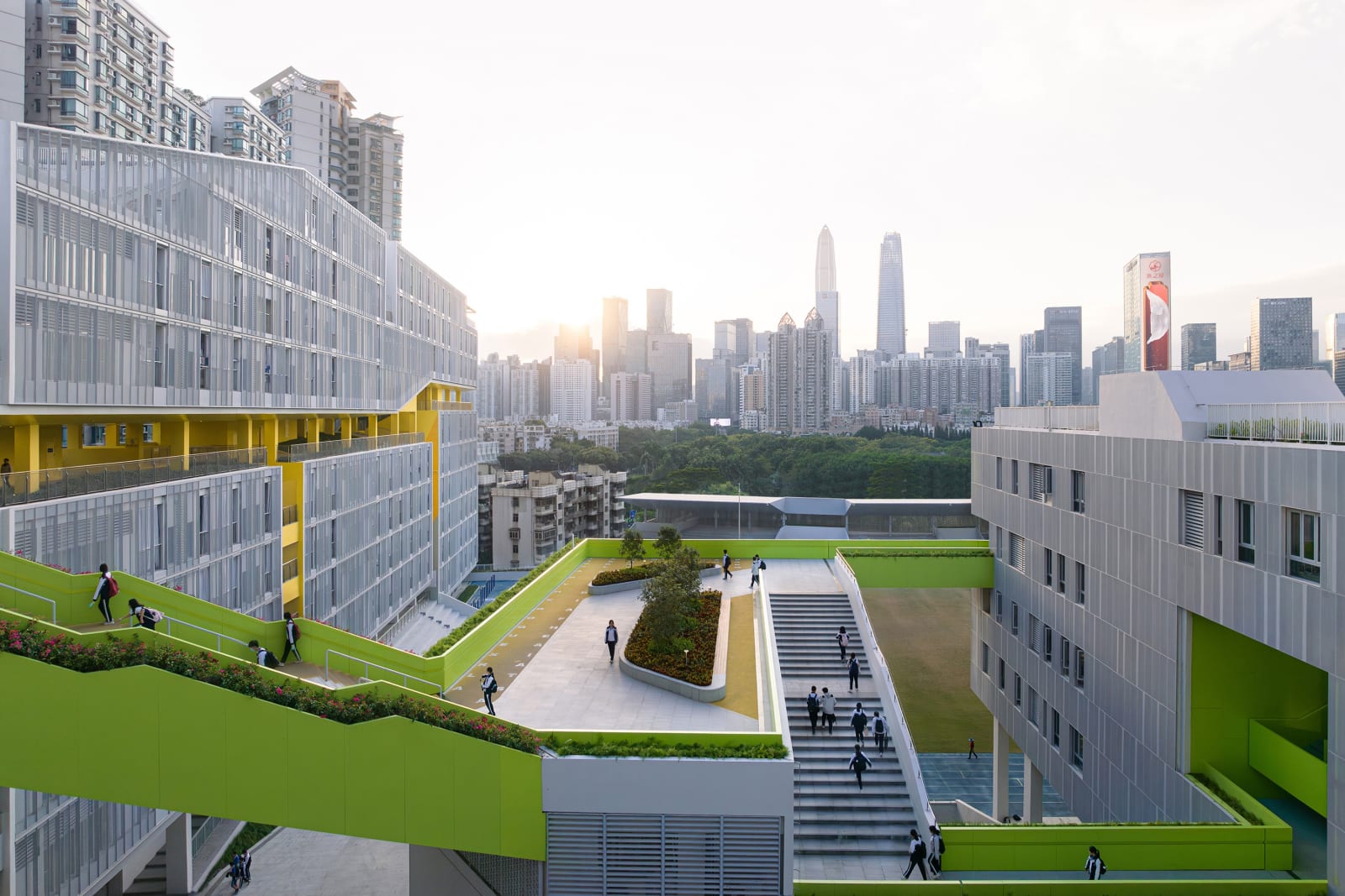 LINK-ED(U): Futian High-School Campus / The Mainland, reMIX studio / The Mainland