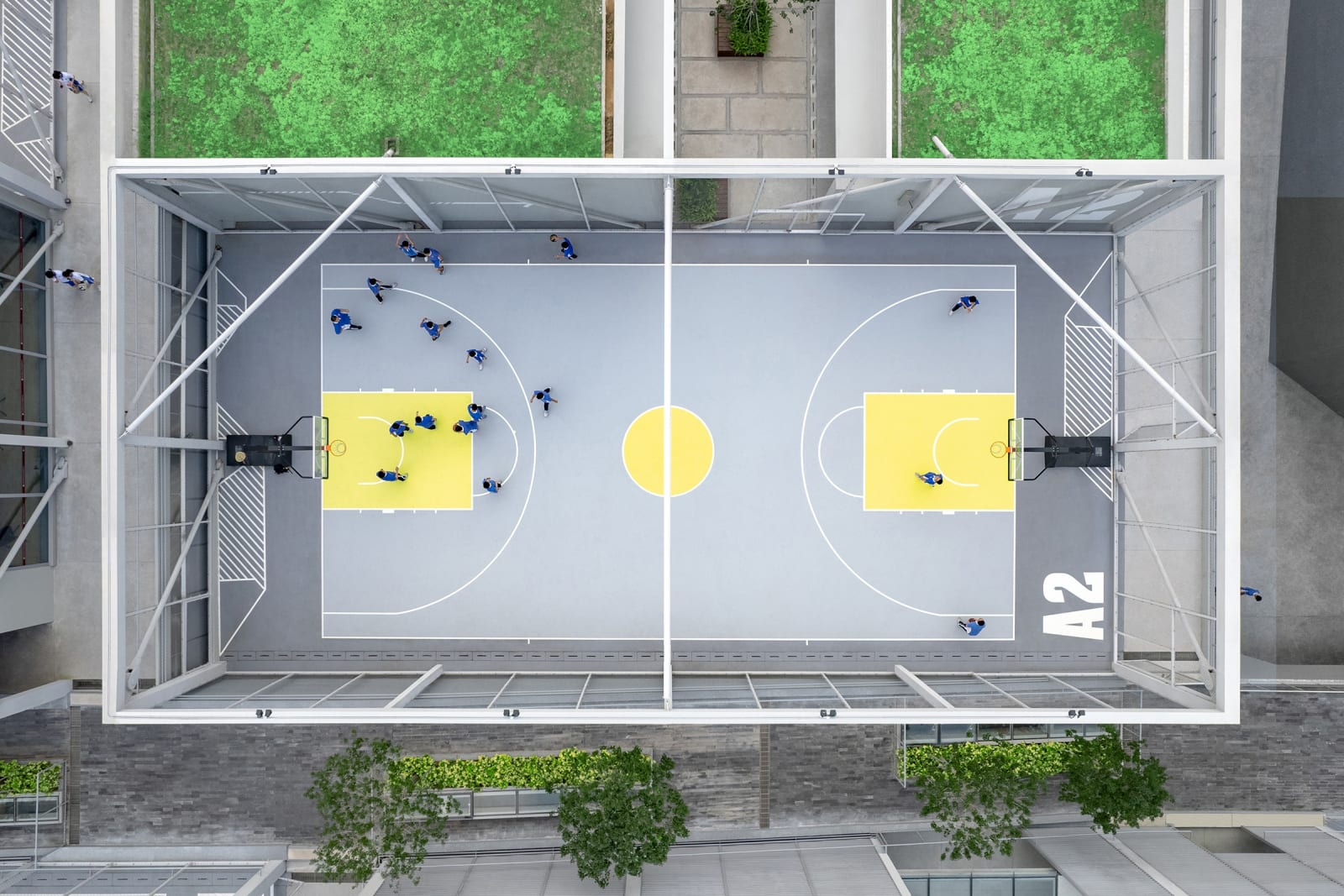 Hongling High School / ENVIRONMENT GRAPHICS, Gwangjun.com (Design Studio) / The Mainland